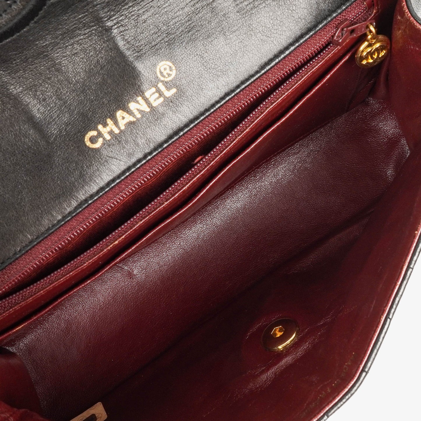 Chanel Vertical Quilted Black Leather Single Flap Bag With 24K Gold-Plated Hardware