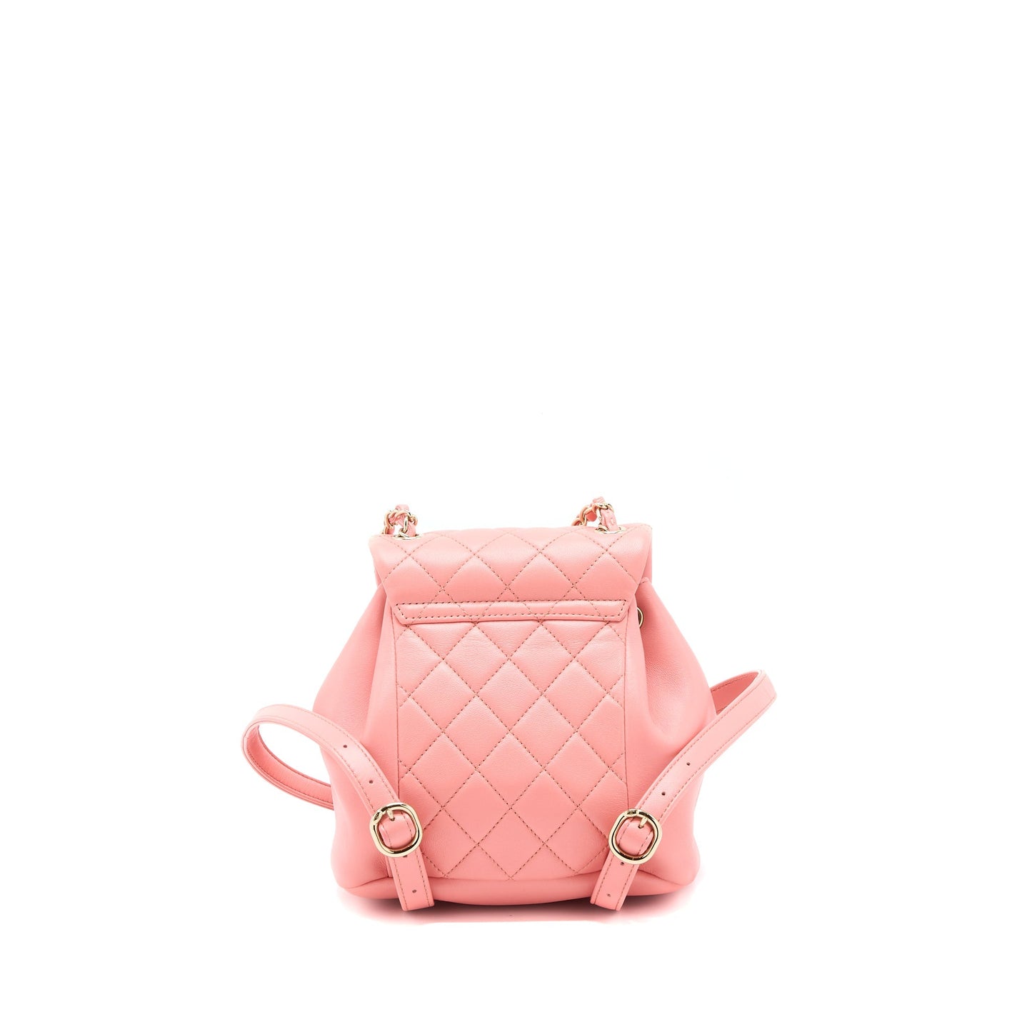Chanel Duma Mini Backpack Lambskin Pink L(Microchip)