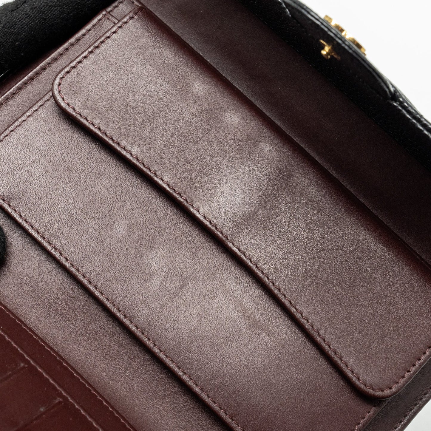 Chanel Classic flap long wallet Caviar black