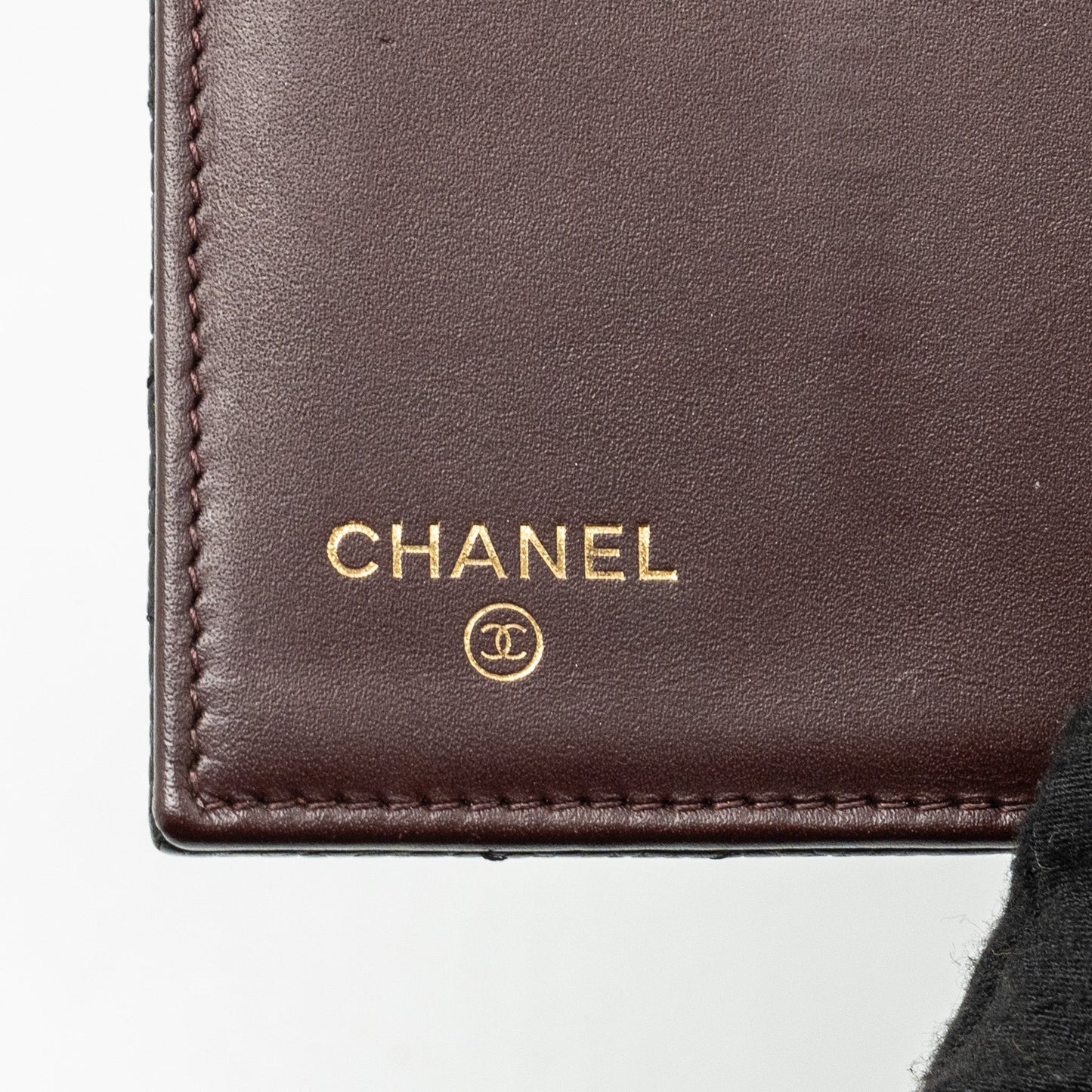 Chanel Classic flap long wallet Caviar black