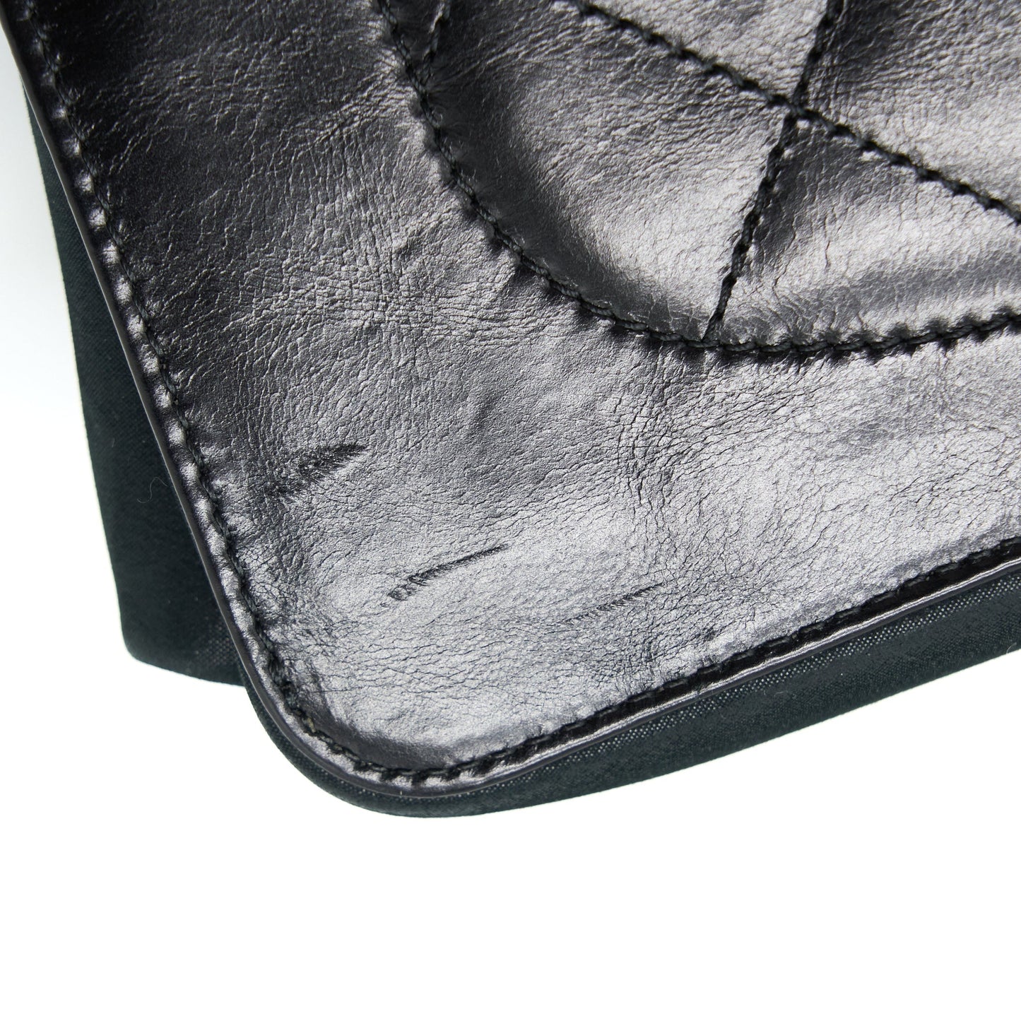 Chanel Seasonal Paris Cosmopolite Strait Lined Flap Bag Calfskin / Lambskin Black