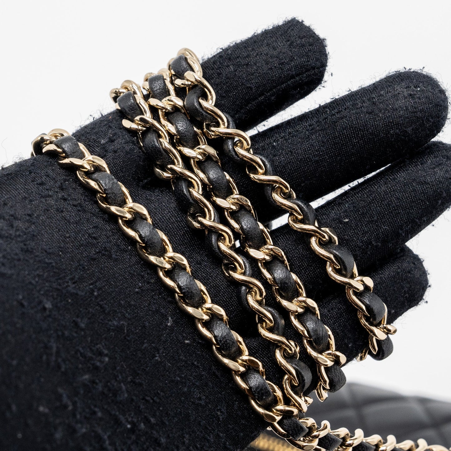 Chanel Small Moon Hobo Bag Lambskin Black L (microchip)