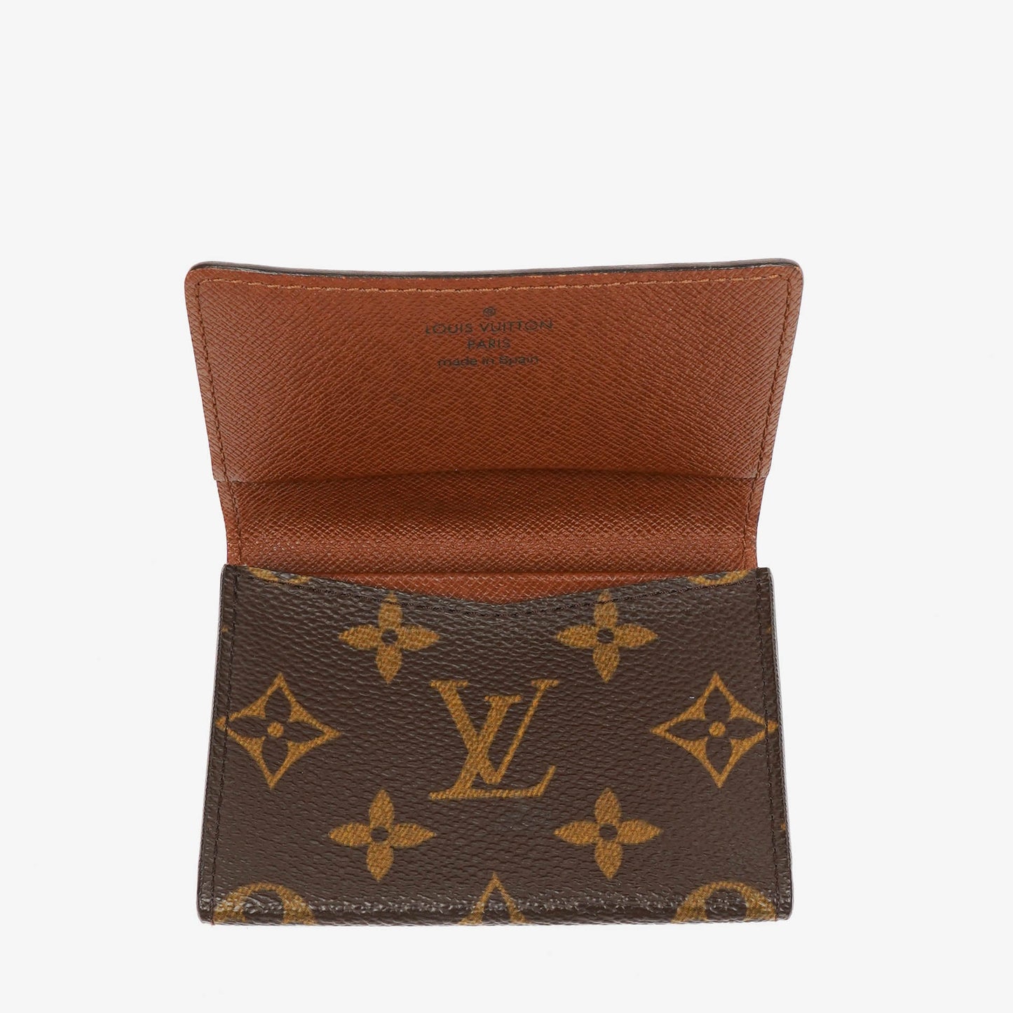 Louis Vuitton Envelope Business Brown Monogram Canvas Card Holder