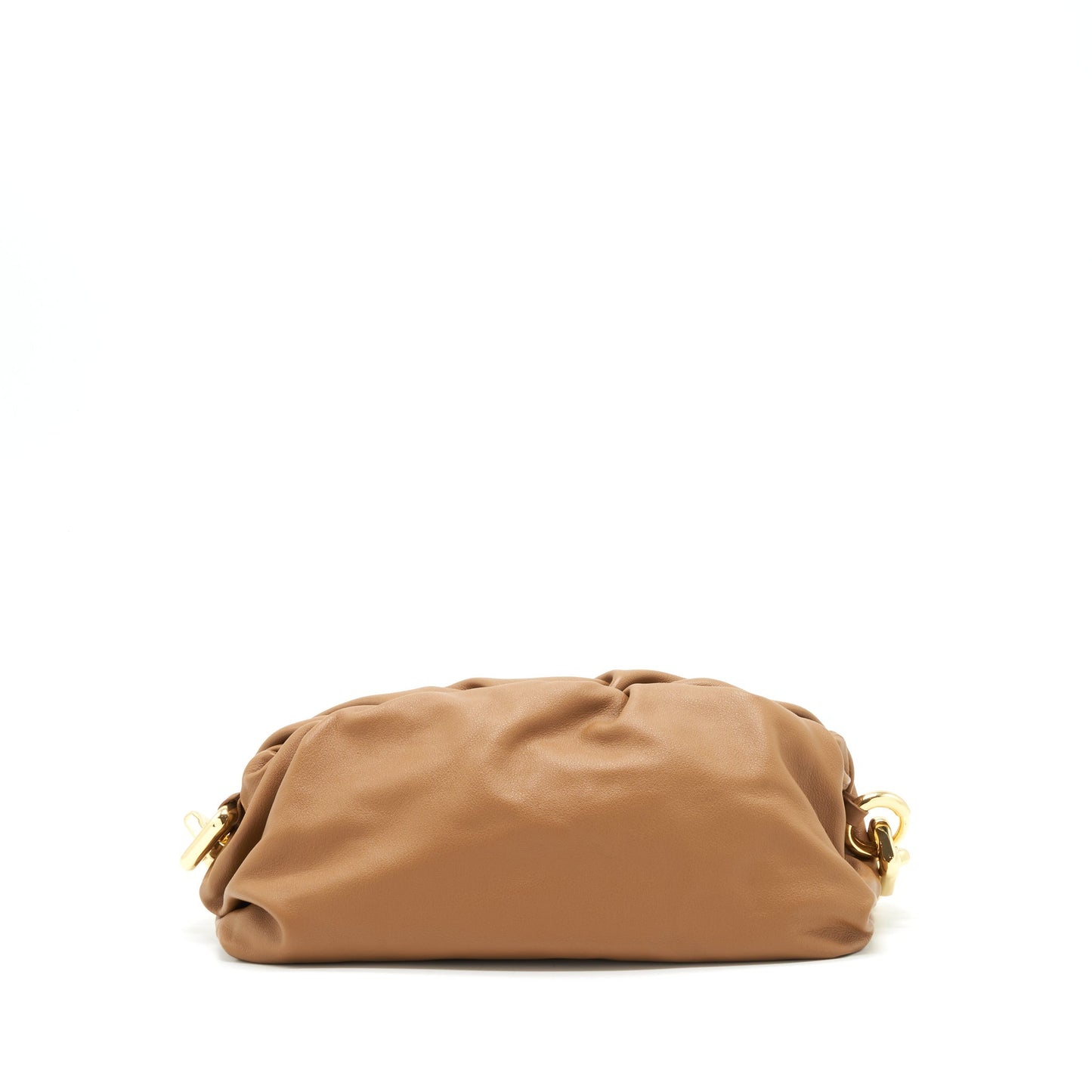 Bottega Veneta Chain Pouch Calfskin Camel