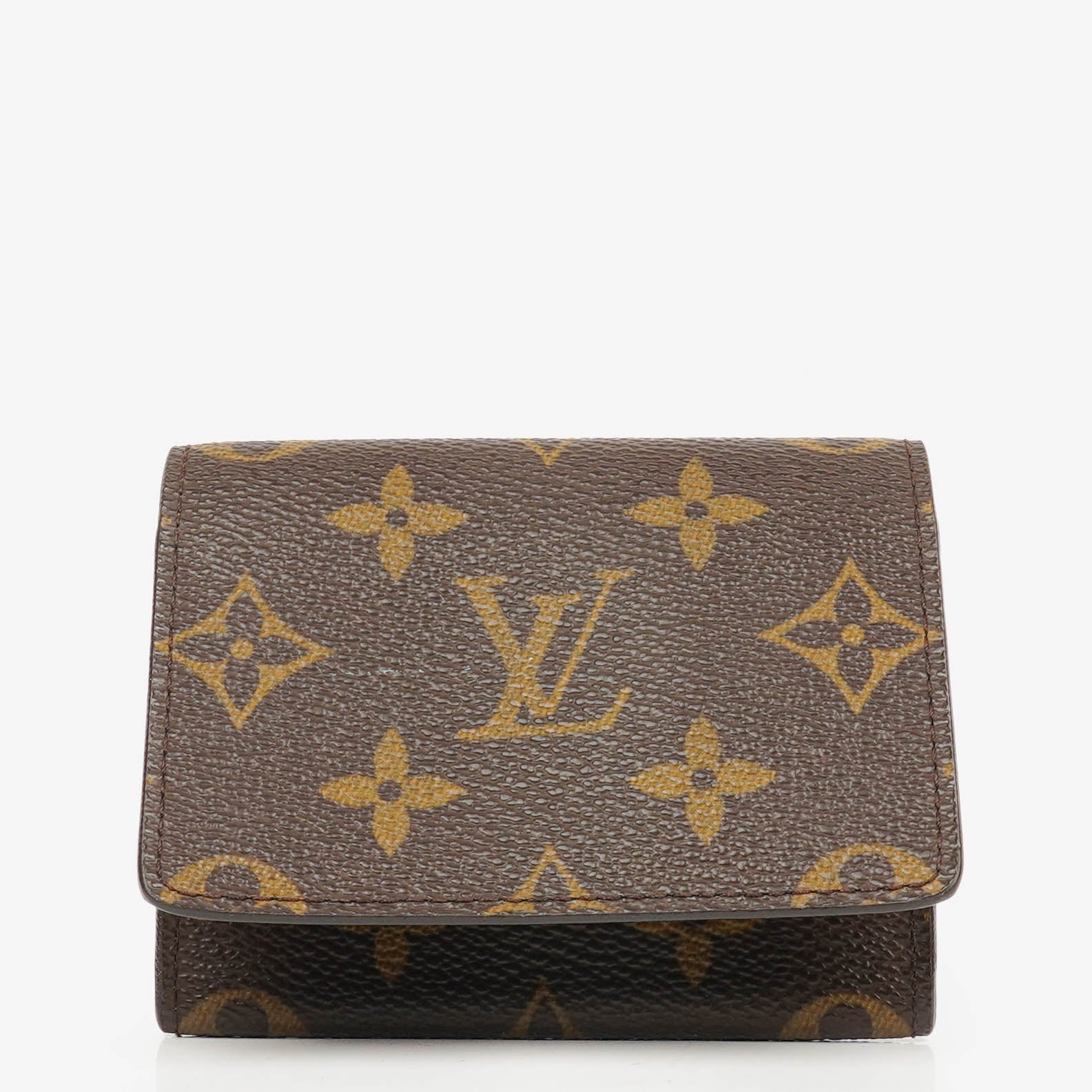 Louis Vuitton Envelope Business Brown Monogram Canvas Card Holder