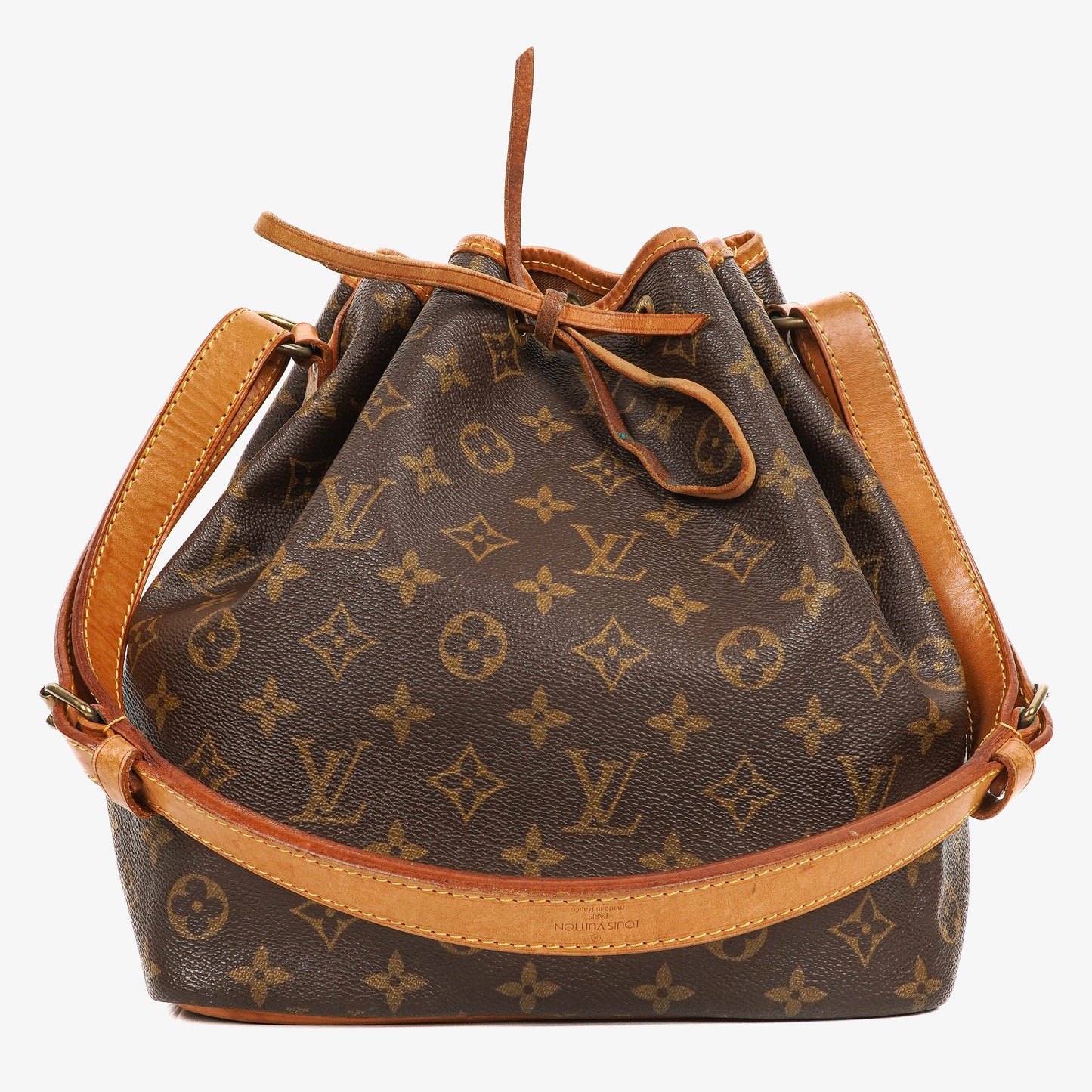 Louis Vuitton Petit Noe Monogram Canvas Shoulder Bag