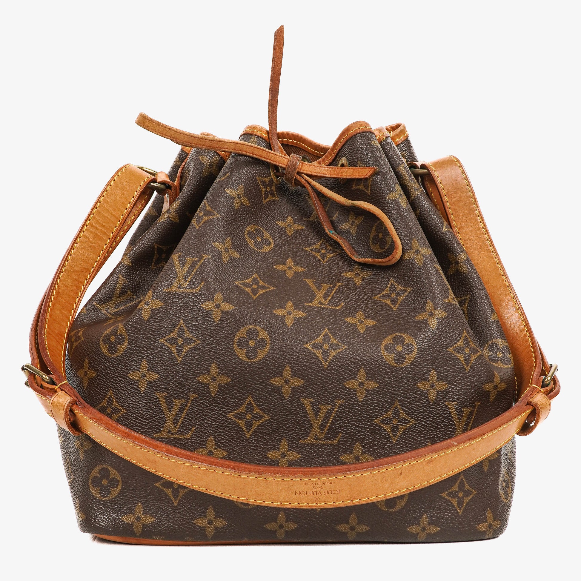 Louis Vuitton Petit Noe Monogram Canvas Shoulder Bag
