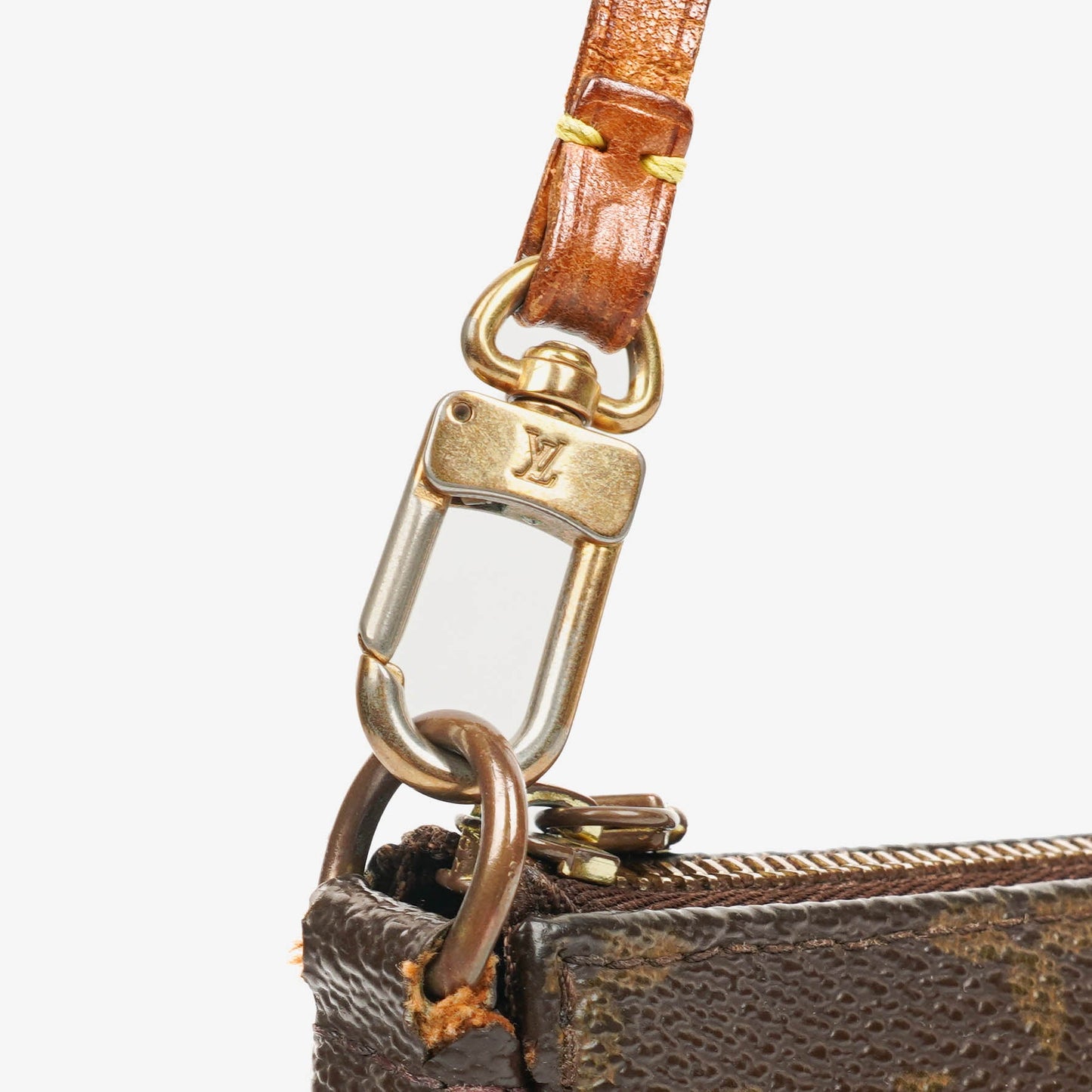 Louis Vuitton Pochette Accessoires Monogram Canvas Clutch Handbag