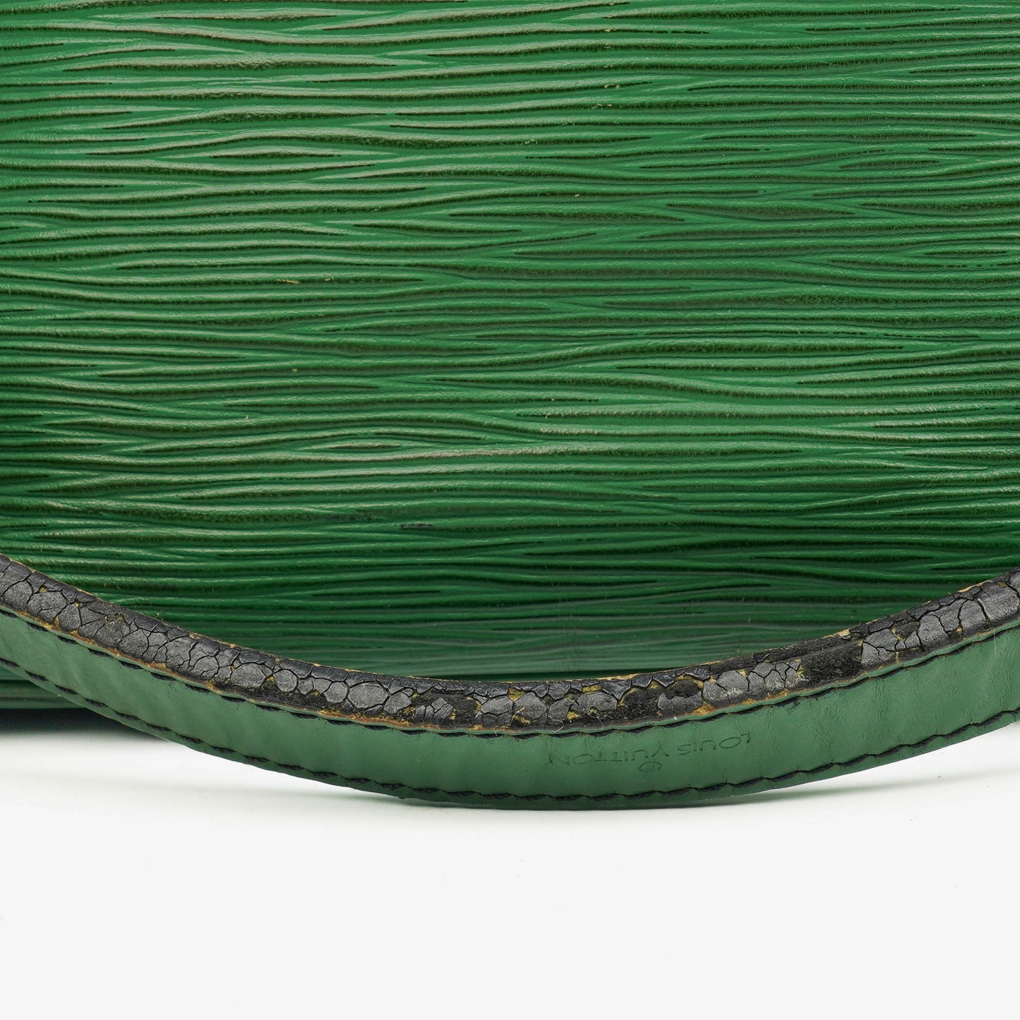 Authentic Louis Vuitton Petit Noe Green EPI Leather Shoulder Bag