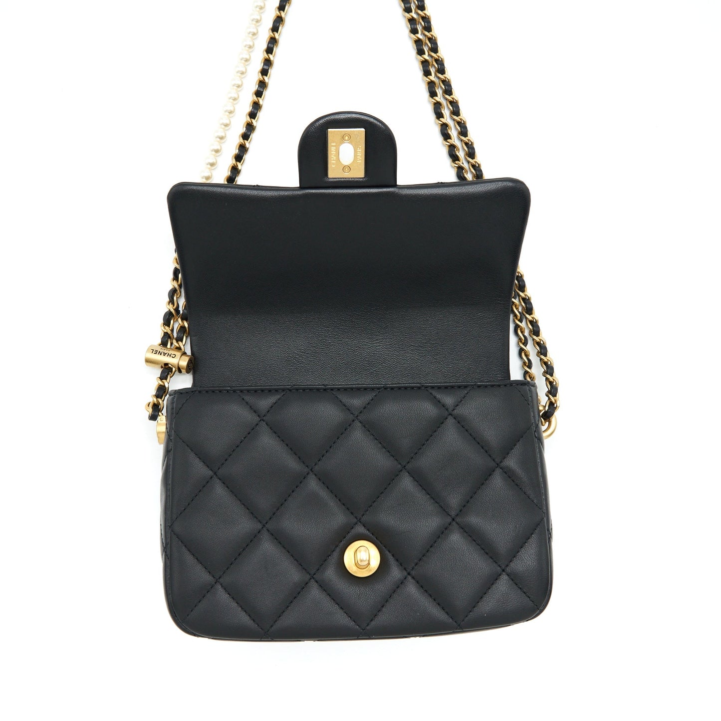 Chanel My Perfect Mini Flap Bag Lambskin Black