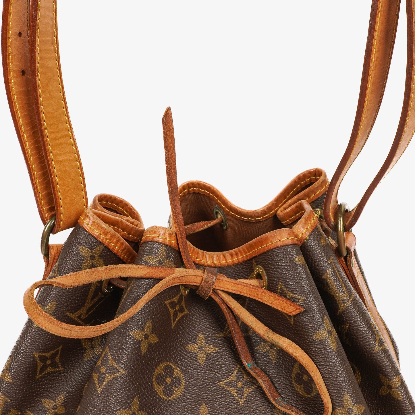 Louis Vuitton Petit Noe Monogram Canvas Shoulder Bag