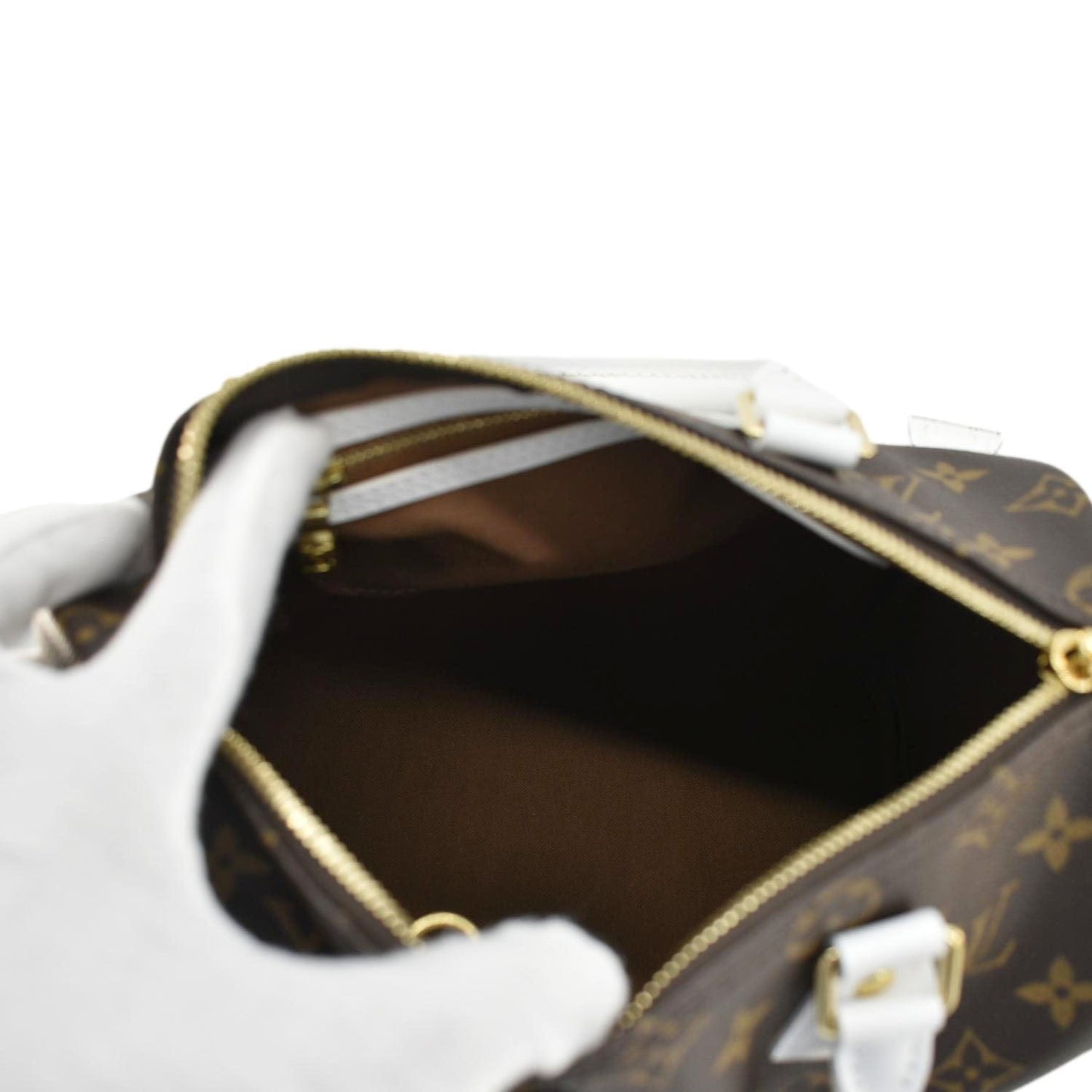 LOUIS VUITTON   25 Bandouliere LV Match Monogram Canvas Satchel Bag White