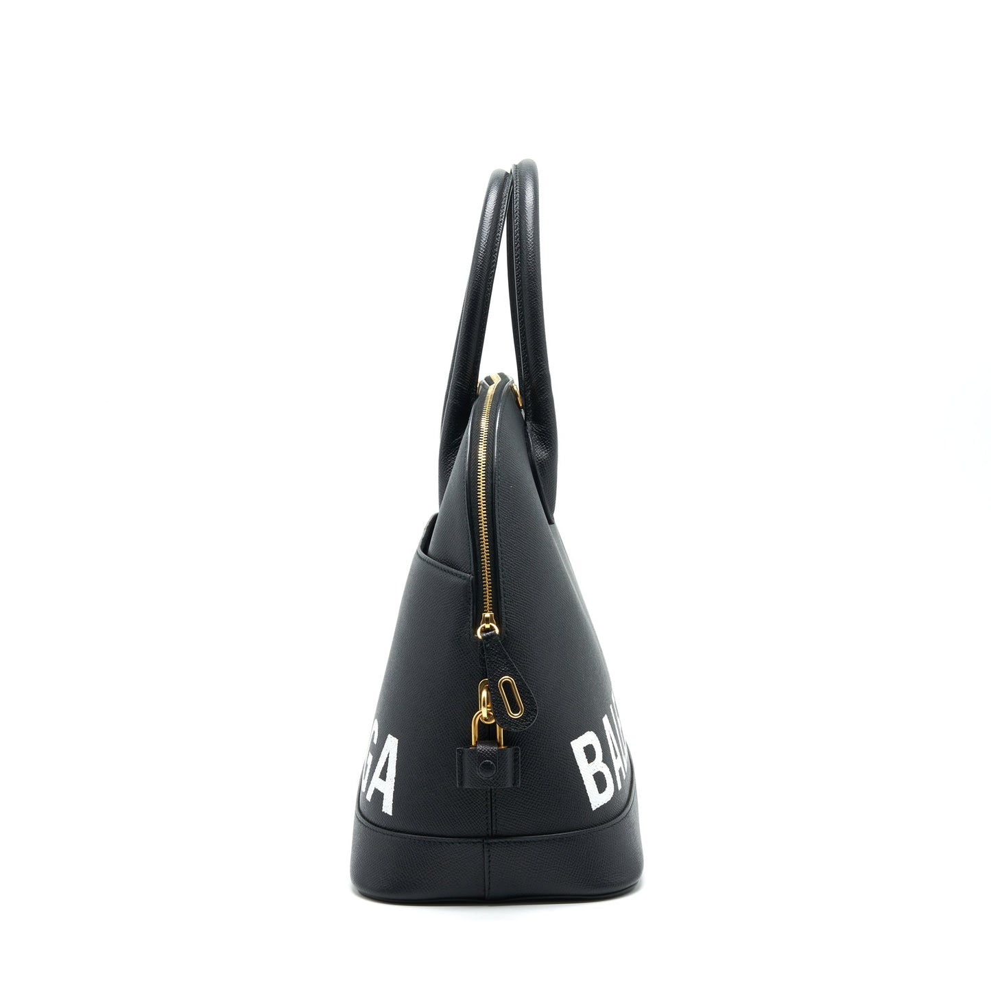 Balenciaga Large Villa Top Handle Tote Purse Black