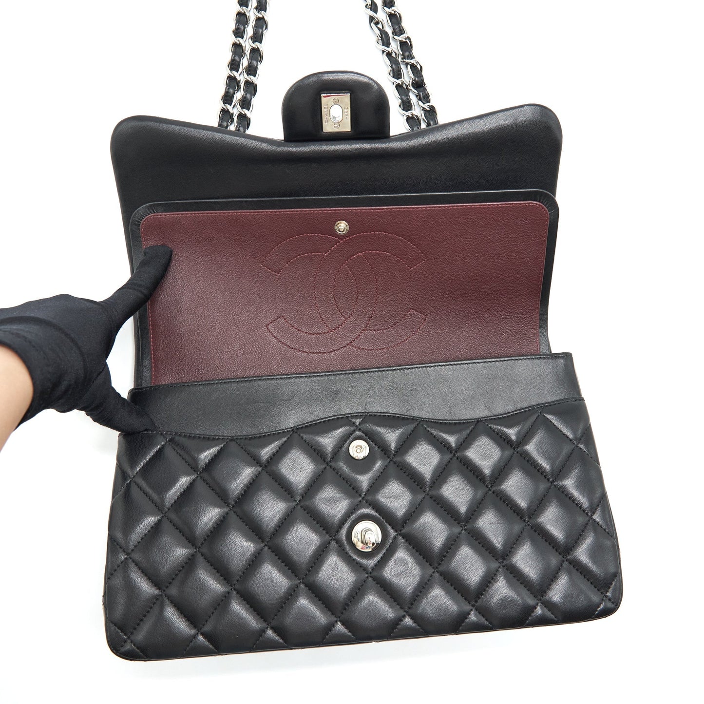 Chanel Jumbo Classic Double Flap Lambskin Black