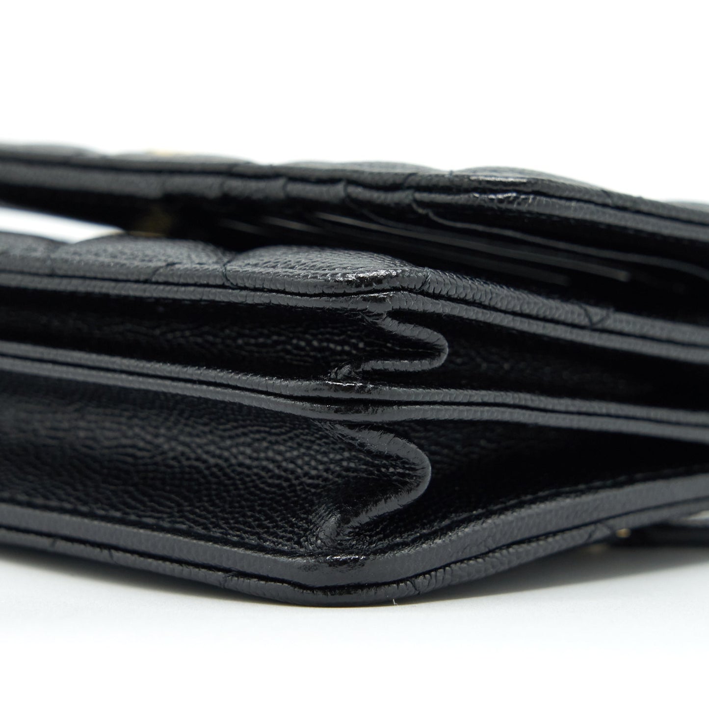 Chanel Mini Wallet On Chain Caviar Black L