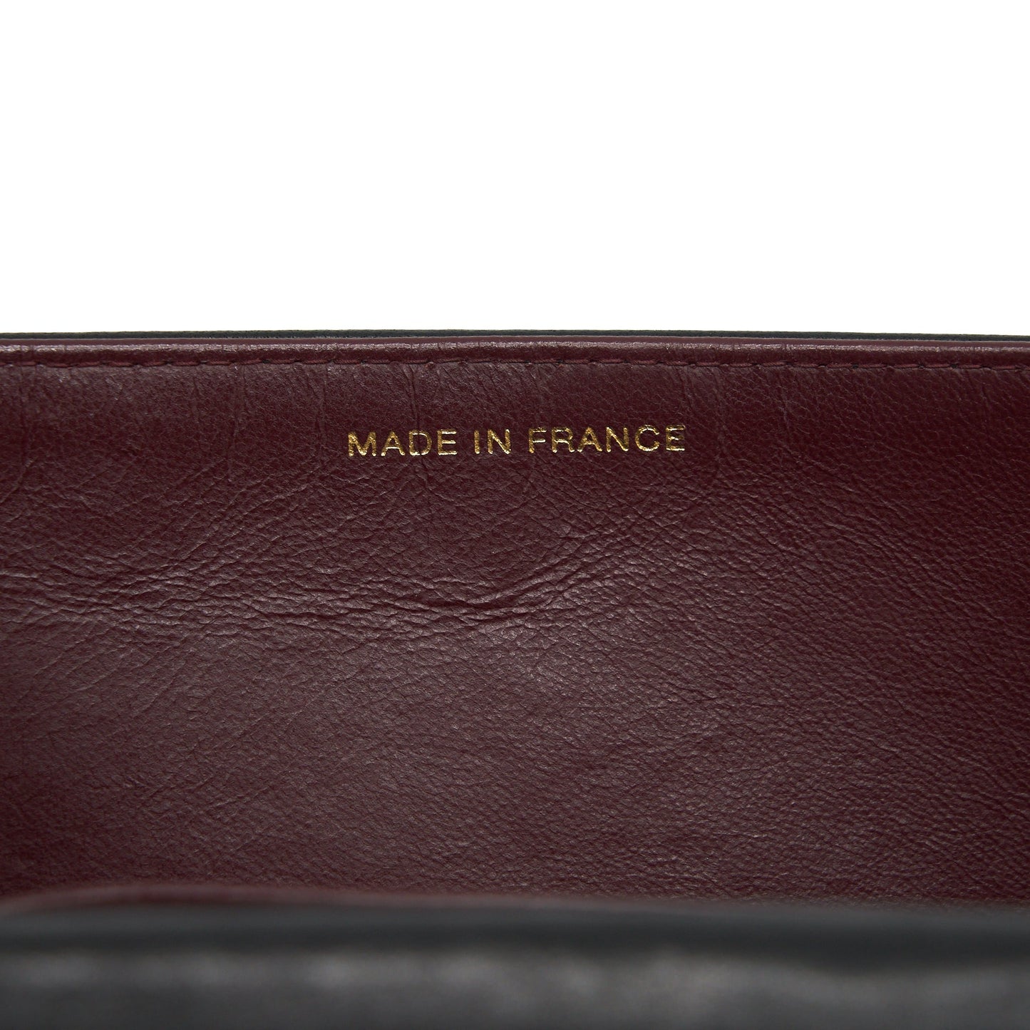 Chanel  Quilted Flap Chain Wallet Black