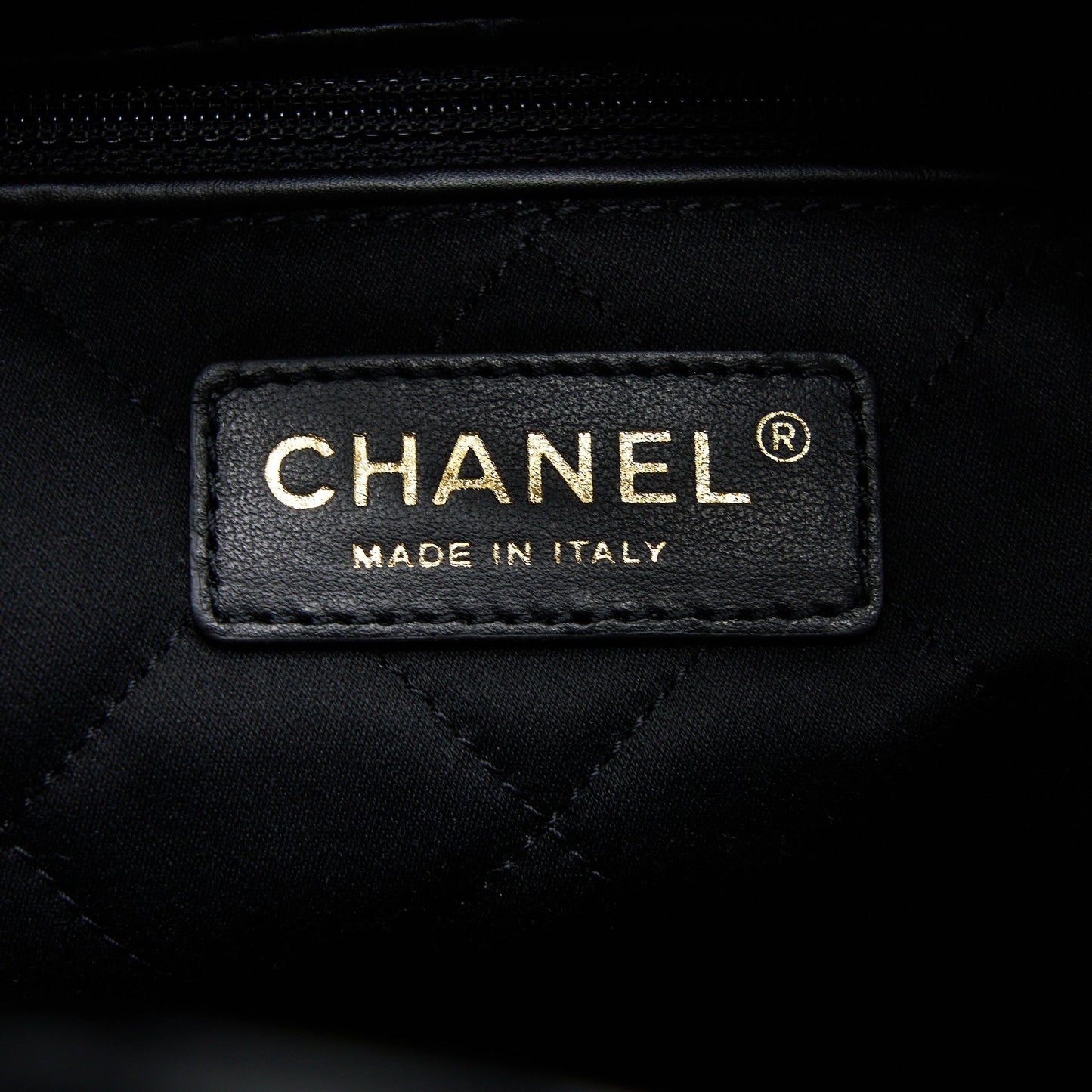 Chanel 22 Backpack Shiny Calfskin Black Brushed  (Microchip)