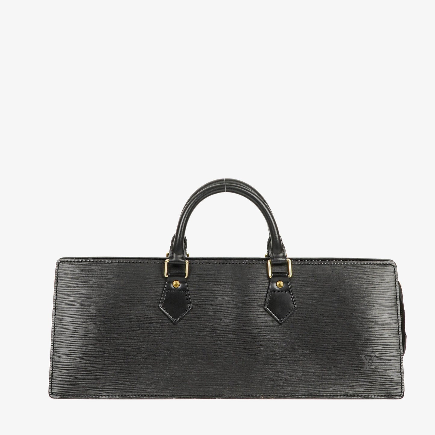 Louis Vuitton Sac Triangle Black EPI Leather Handbag