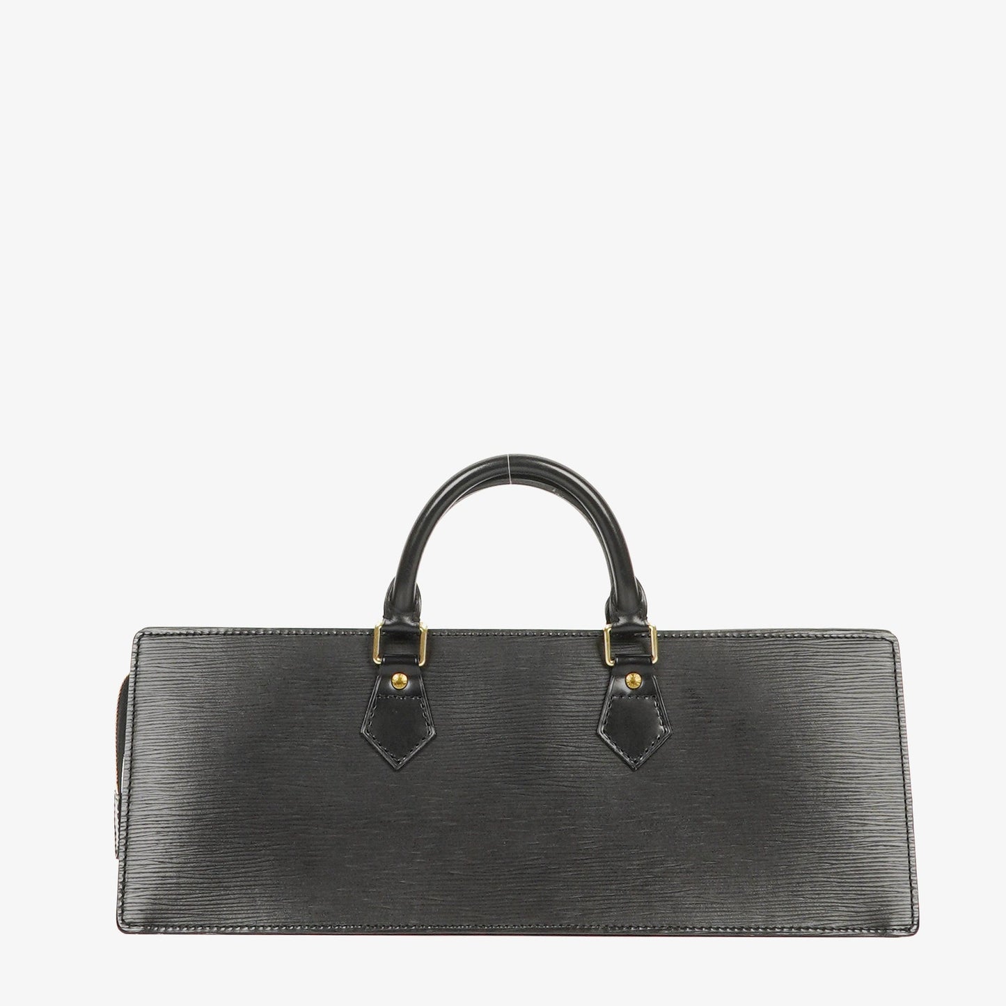 Louis Vuitton Sac Triangle Black EPI Leather Handbag