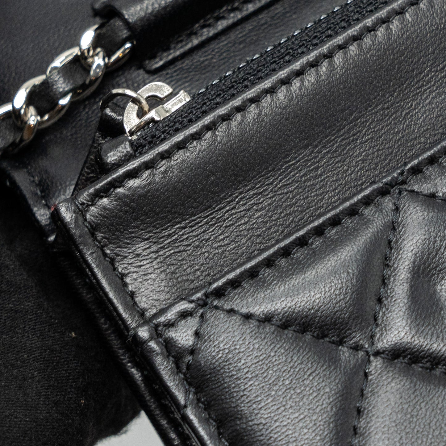Chanel Classic Wallet on Chain Lambskin Black