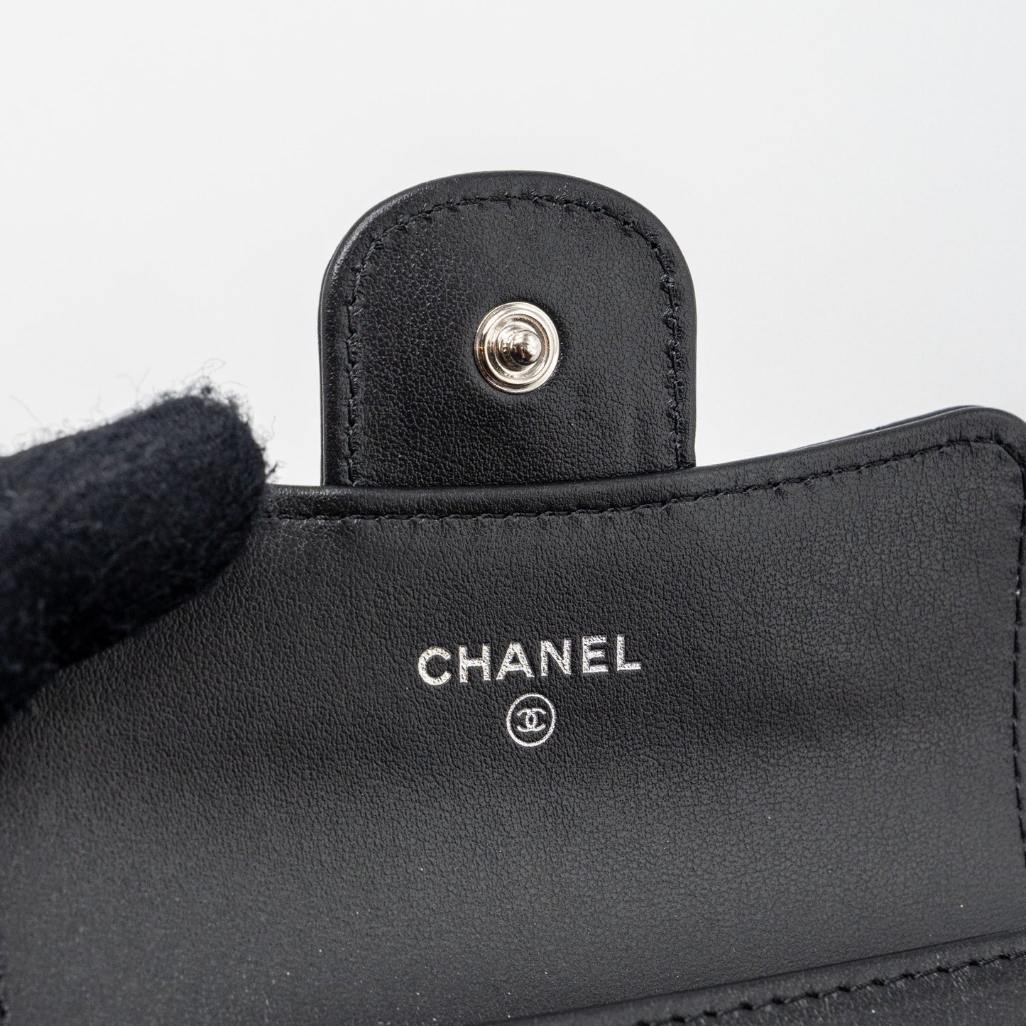 Chanel 2.55 Reissue Flap Card Holder Aged Calfskin Black  (microchip)