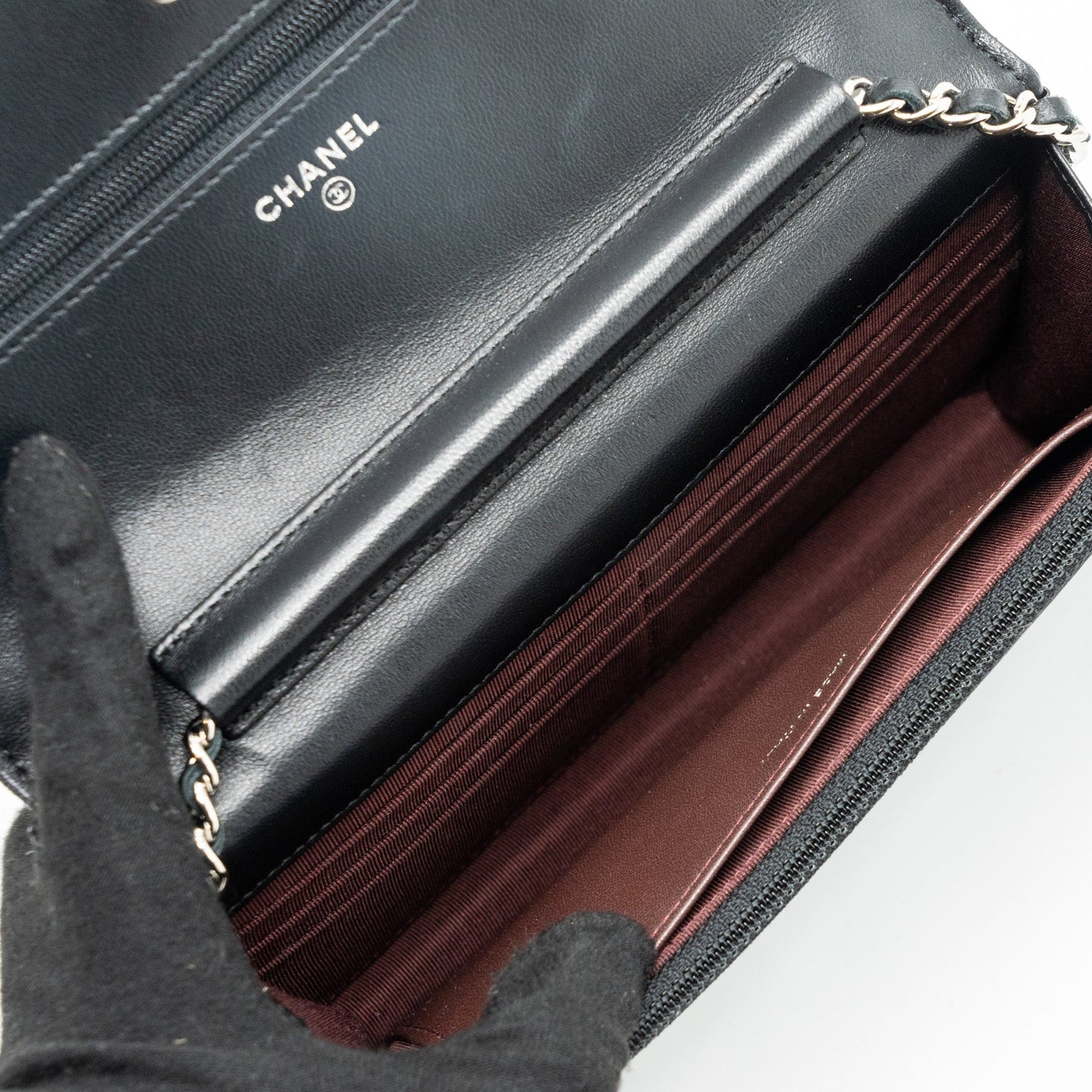 Chanel Classic Wallet on Chain Lambskin Black