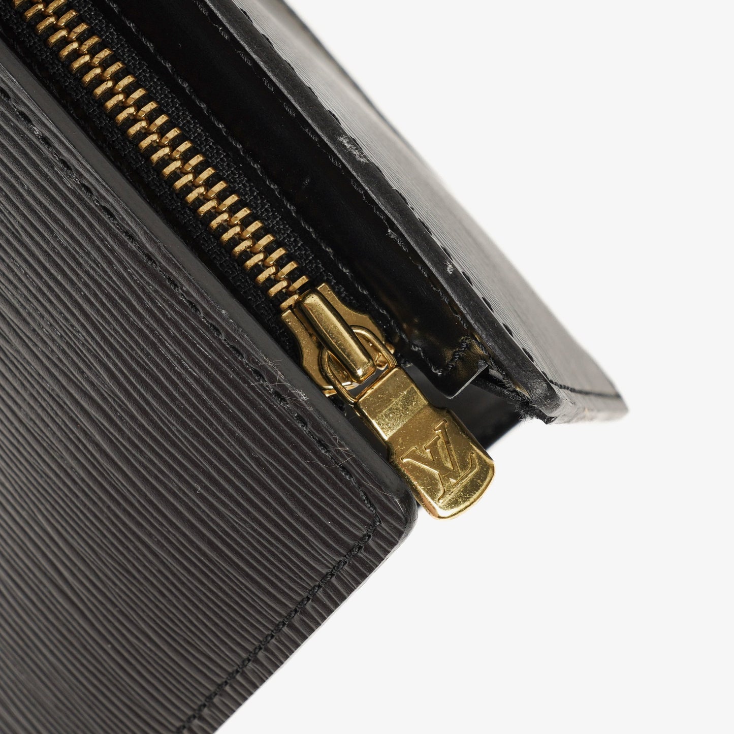 Louis Vuitton Sac Triangle Black EPI Leather Handbag