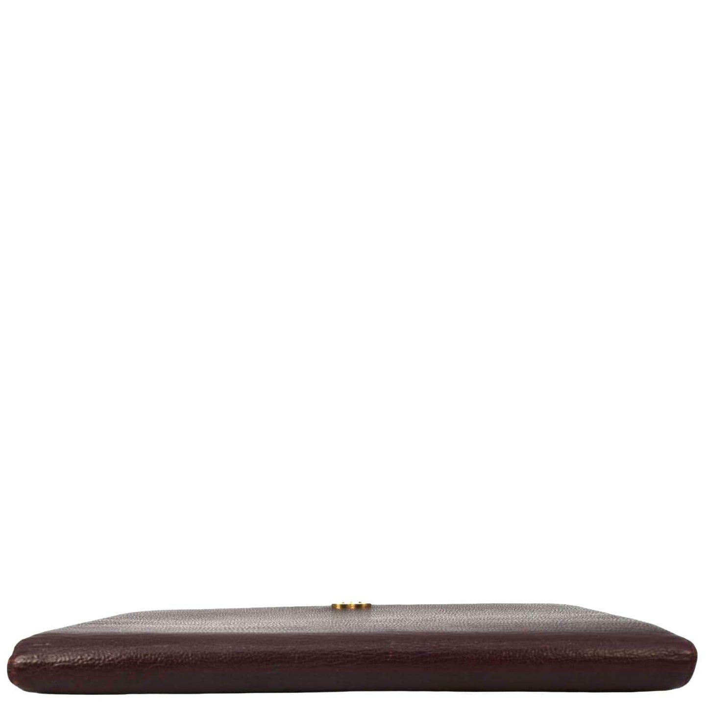 CHANEL  L-Yen Leather Wallet Burgundy