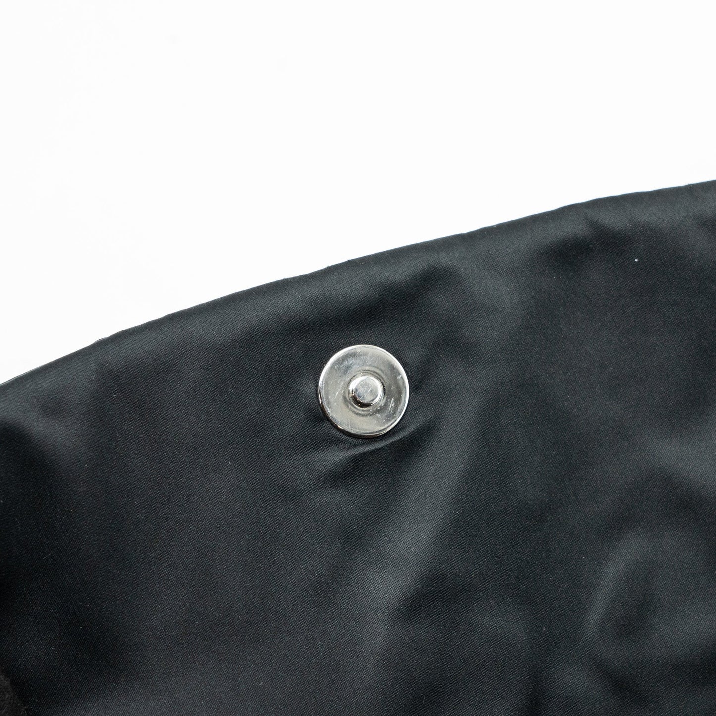 Chanel quilted flap shoulder bag nylon black
