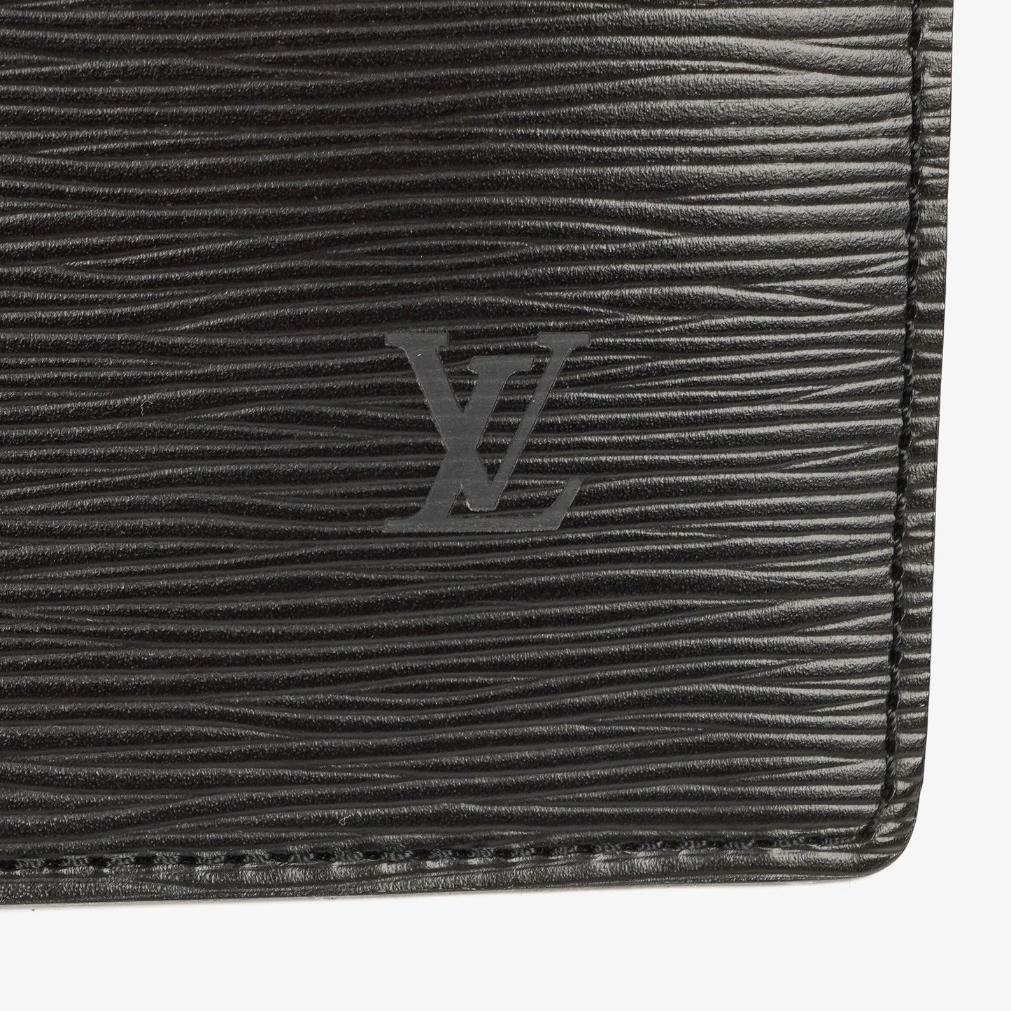 Louis Vuitton Sac Triangle Black EPI Leather Handbag
