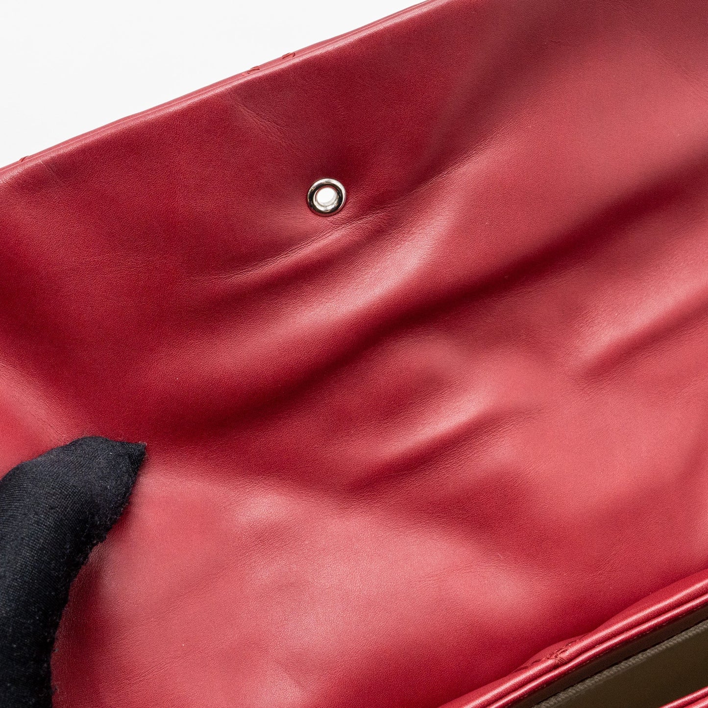 Chanel Hampton Tote Bag Calfskin Red
