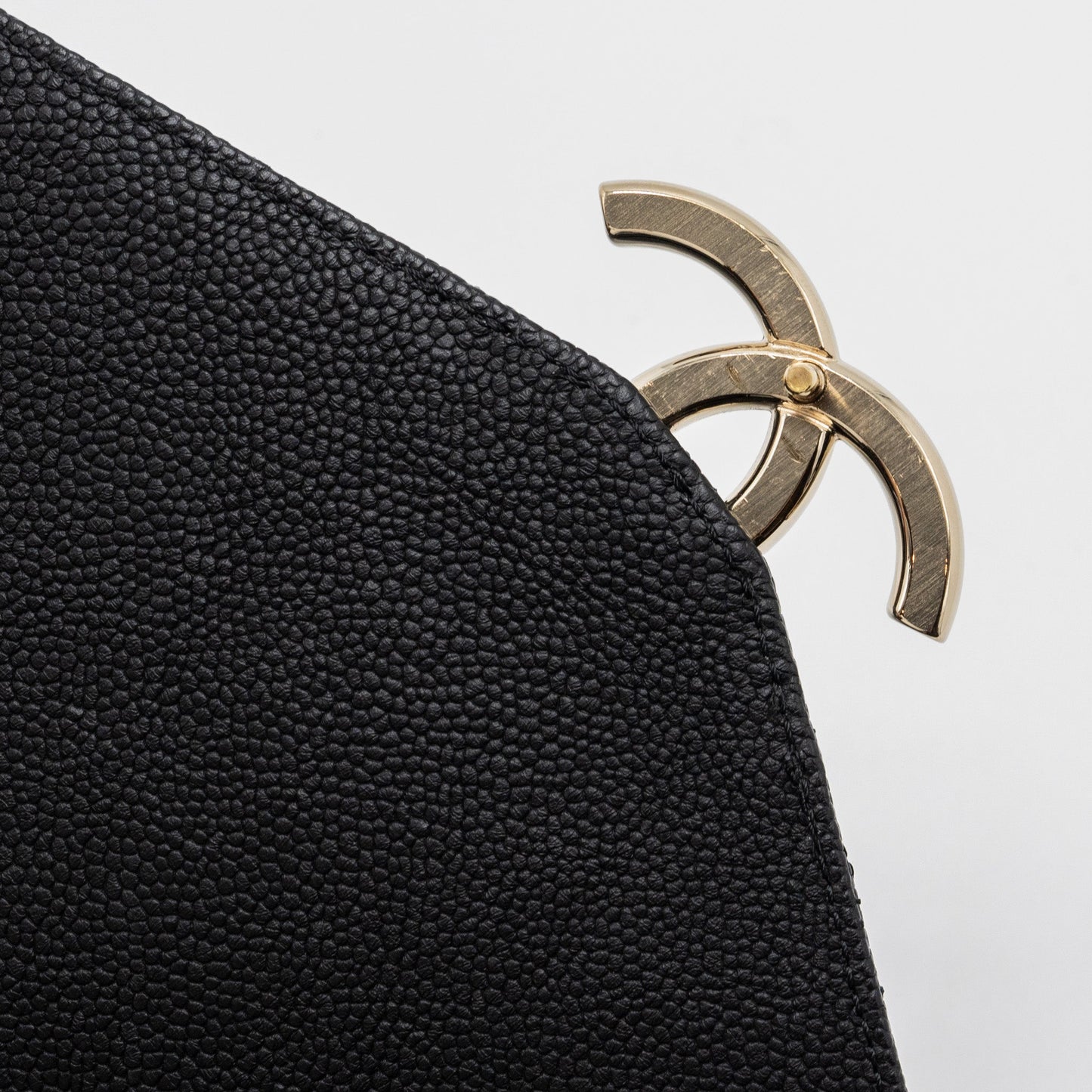 Chanel Flap Bag with handle Caviar Black/Multicolour L