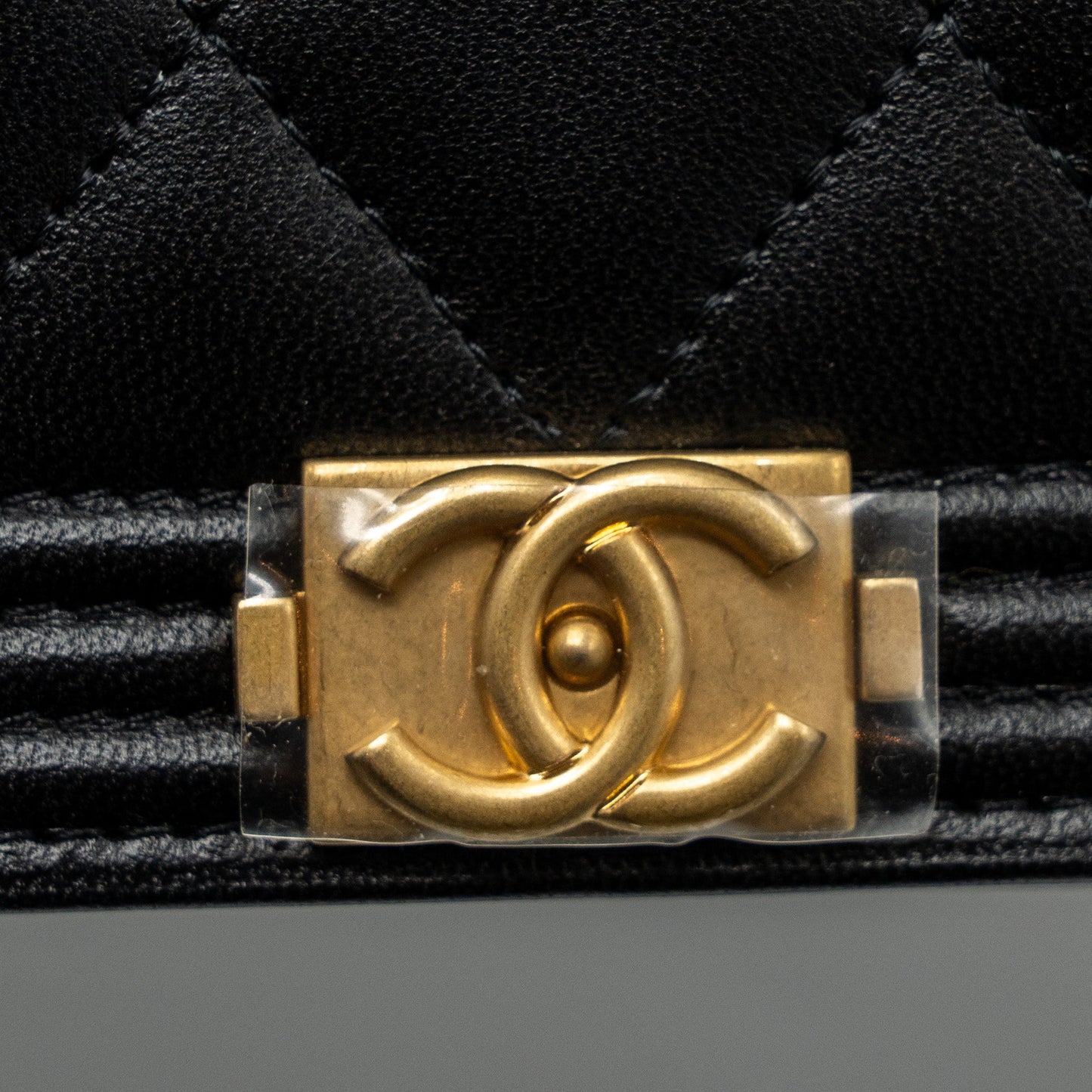 Chanel Boy Wallet On Chain Lambskin Black (Microchip)