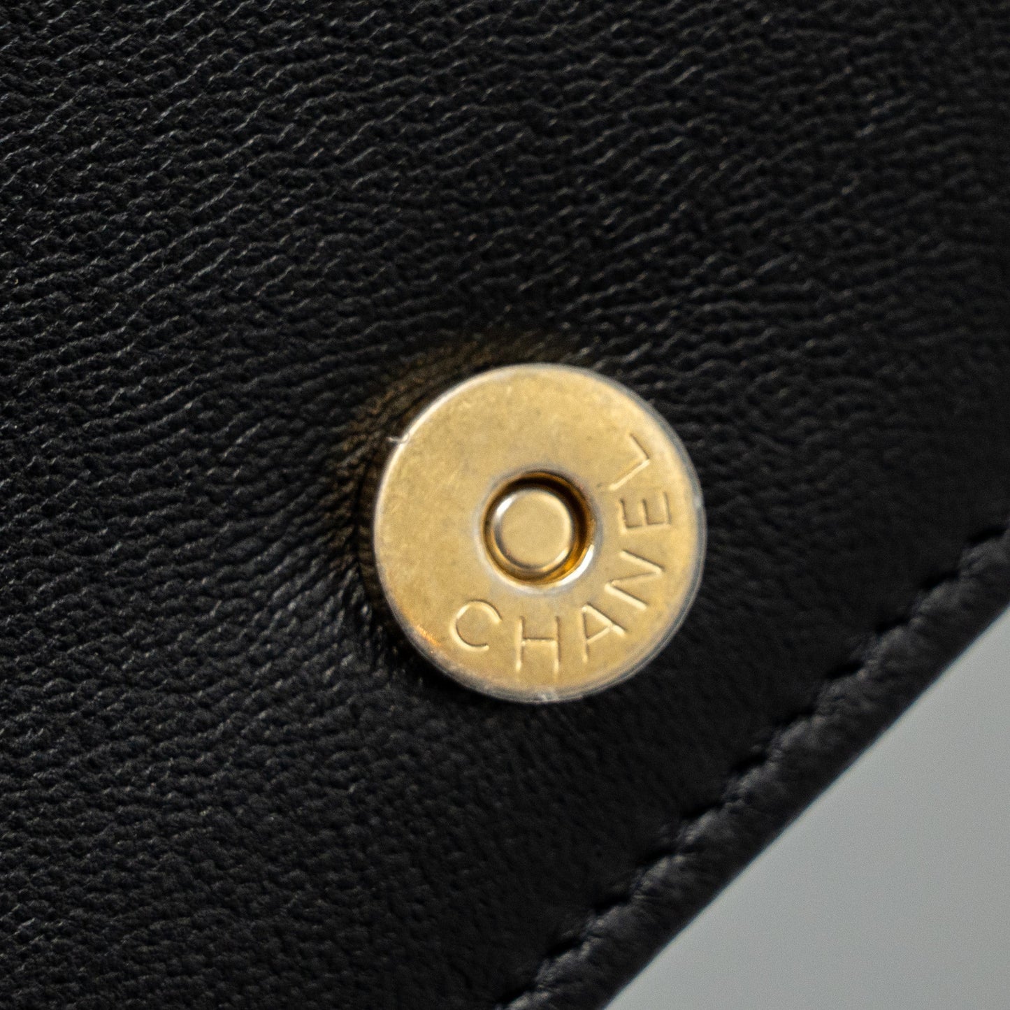 Chanel Boy Wallet On Chain Lambskin Black (Microchip)