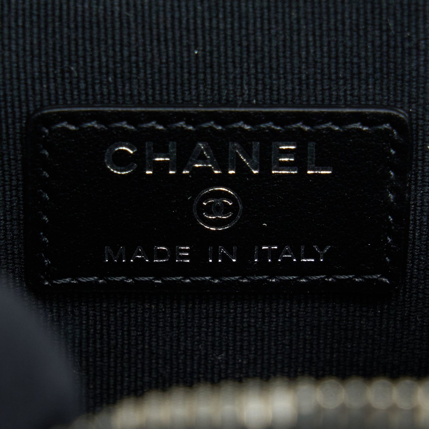 Chanel Mini Vanity With Giant Chain Caviar Black