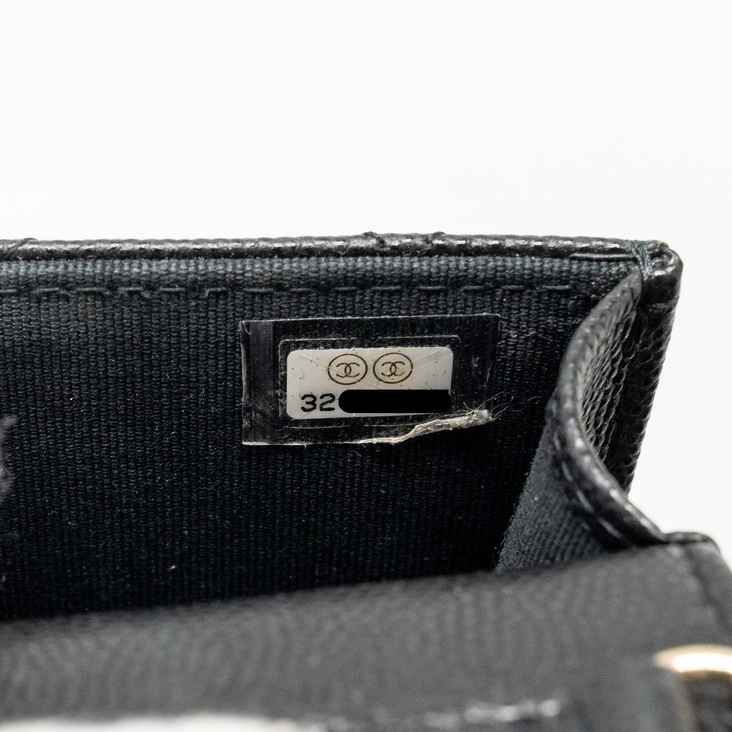 Chanel Classic Phone Clutch with Pouch on Chain Caviar Black L