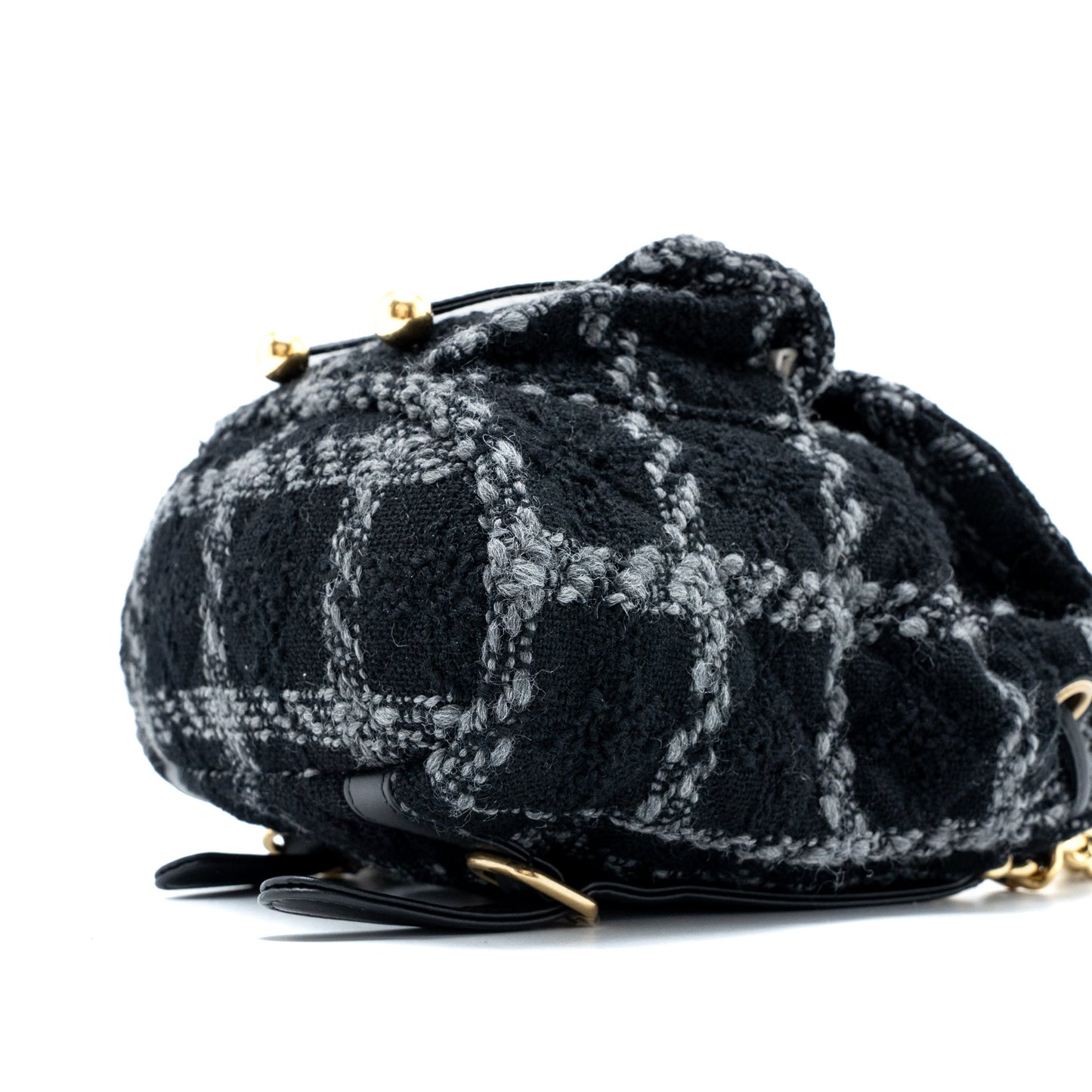 Chanel Duma Backpack Tweed Multicoloured Brushed  (Microchip)