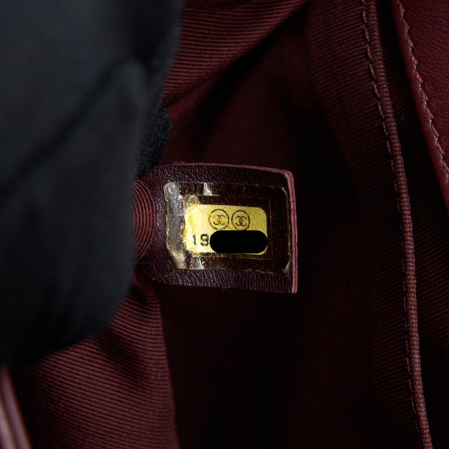 Chanel Medium Boy Bag Velvet Dark Red Ruthenium