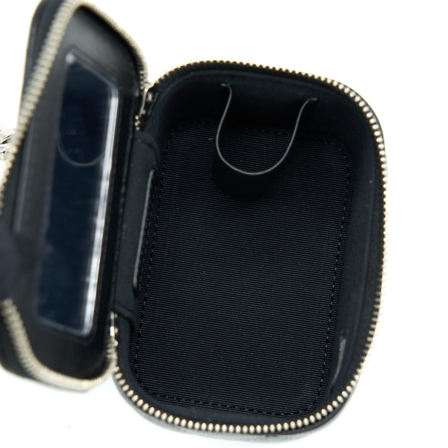 Chanel Mini Vanity With Giant Chain Caviar Black