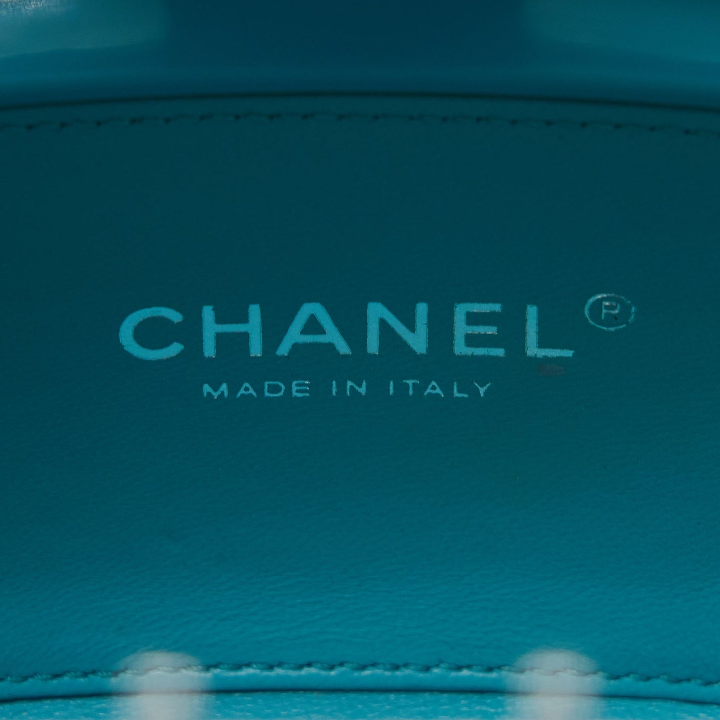 Chanel 19K Ski Gondola Evening Bag Light Blue