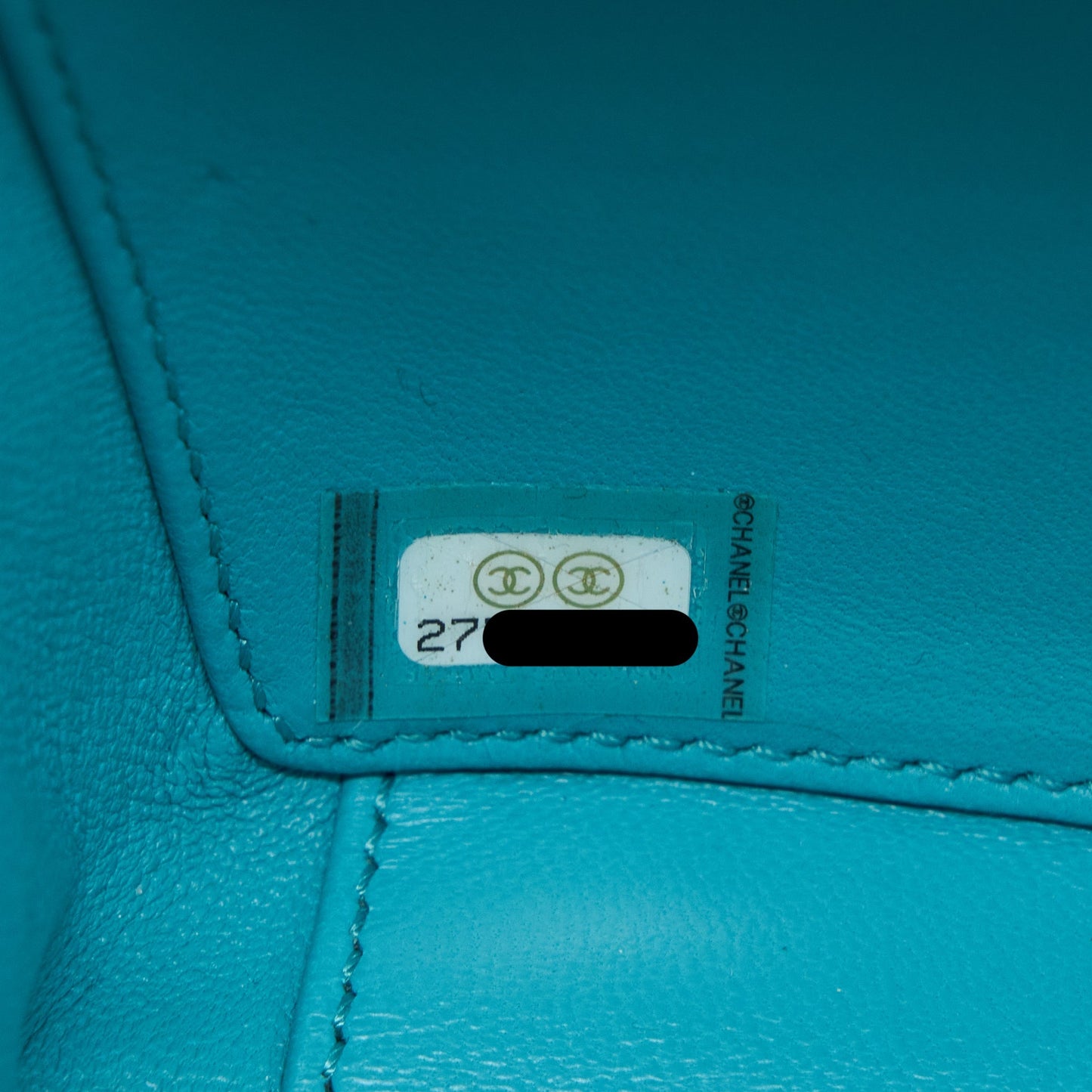 Chanel 19K Ski Gondola Evening Bag Light Blue