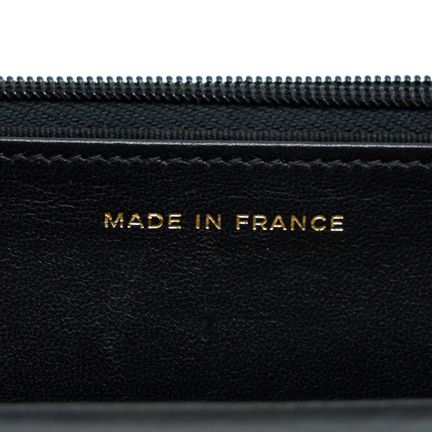 Chanel Coco Charm Wallet On Chain Lambskin Black L