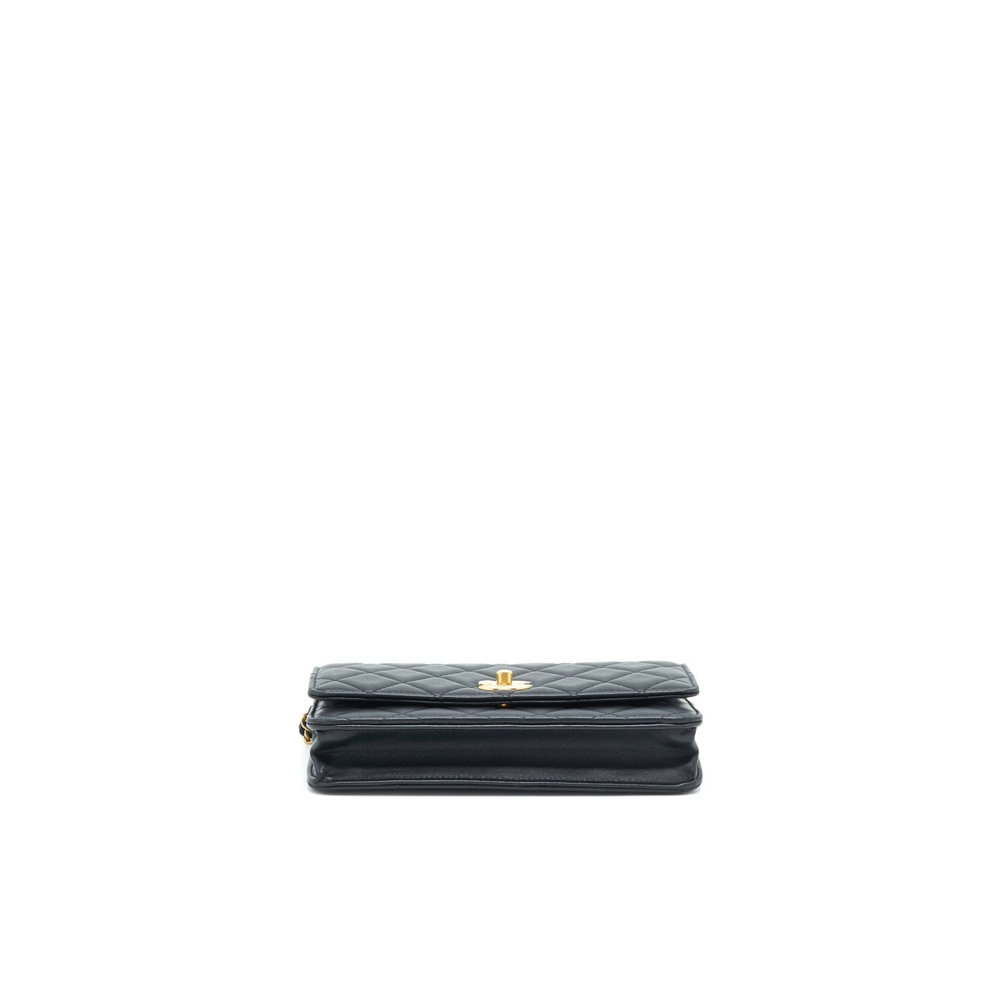 Chanel Pearl Crush Wallet On Chain Black  (Micrichip)