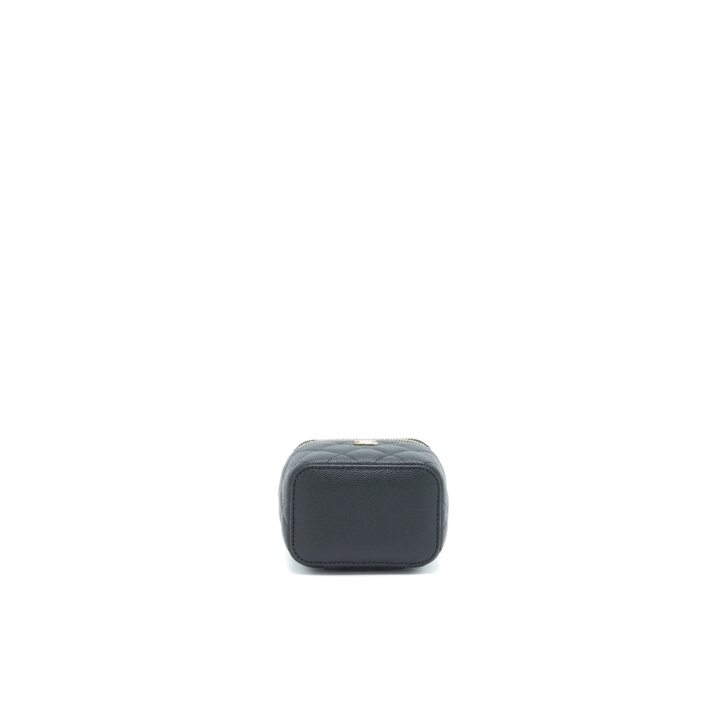 Chanel Mini Vanity Caviar In Black L