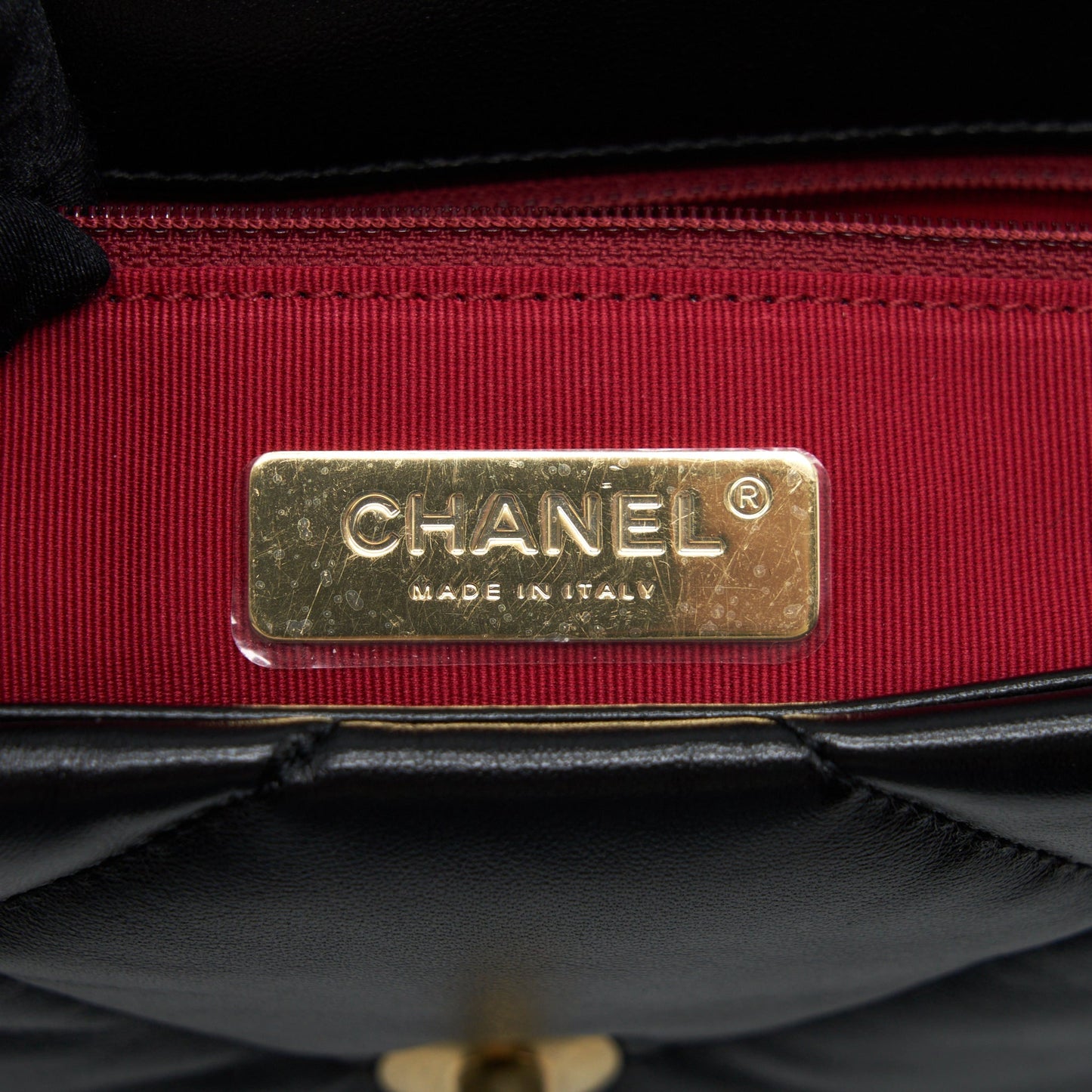 Chanel Small 19 Bag Lambskin Black