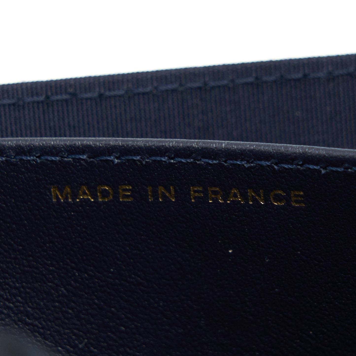 Chanel Boy Small Flap Card Holder Caviar Black