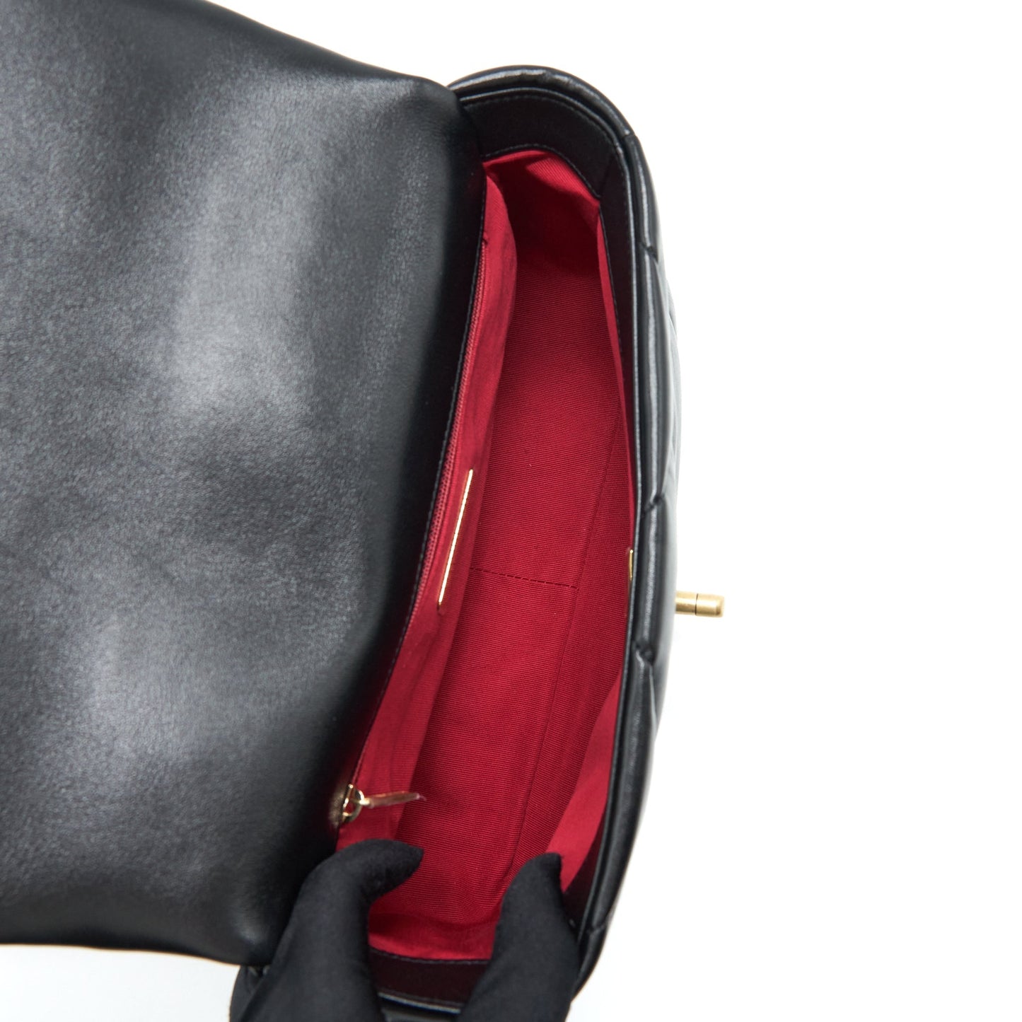 Chanel Small 19 Bag Lambskin Black