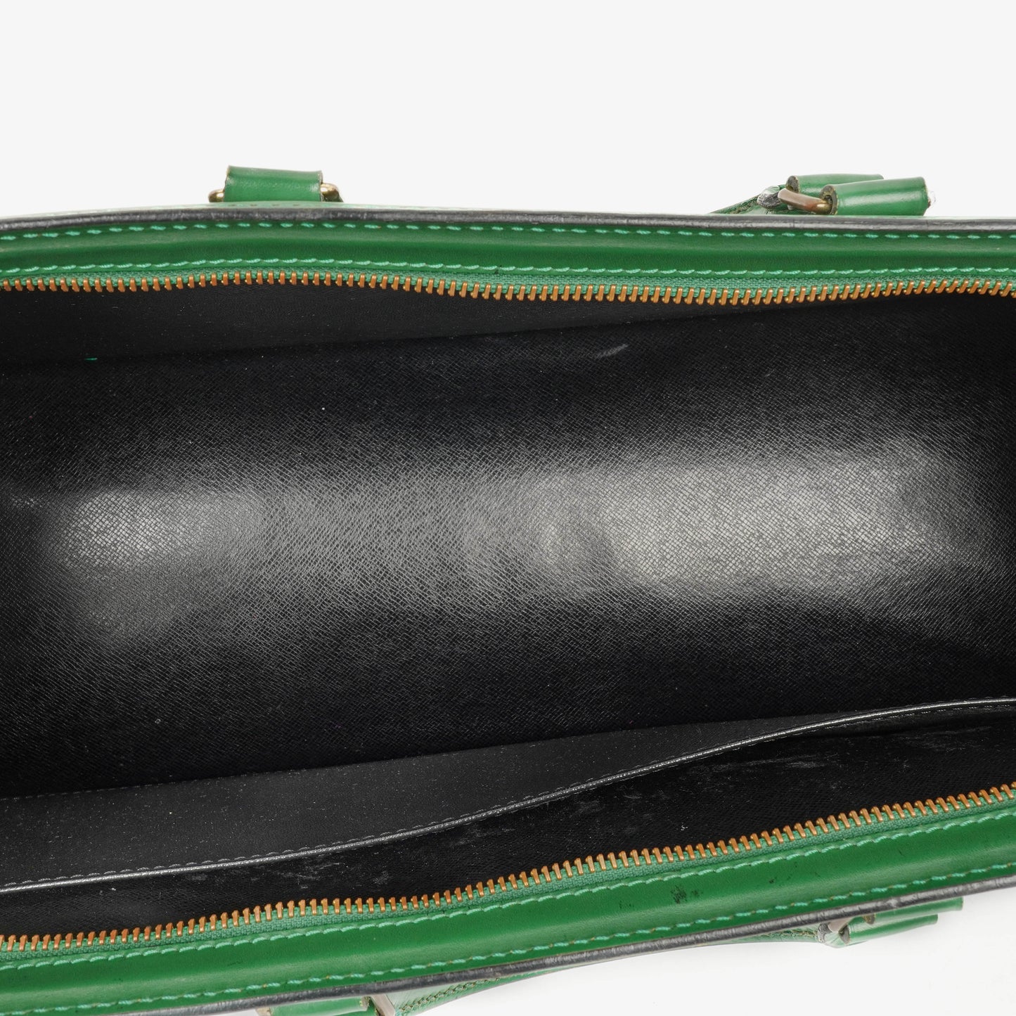 Louis Vuitton Sac Triangle Green EPI Leather Handbag