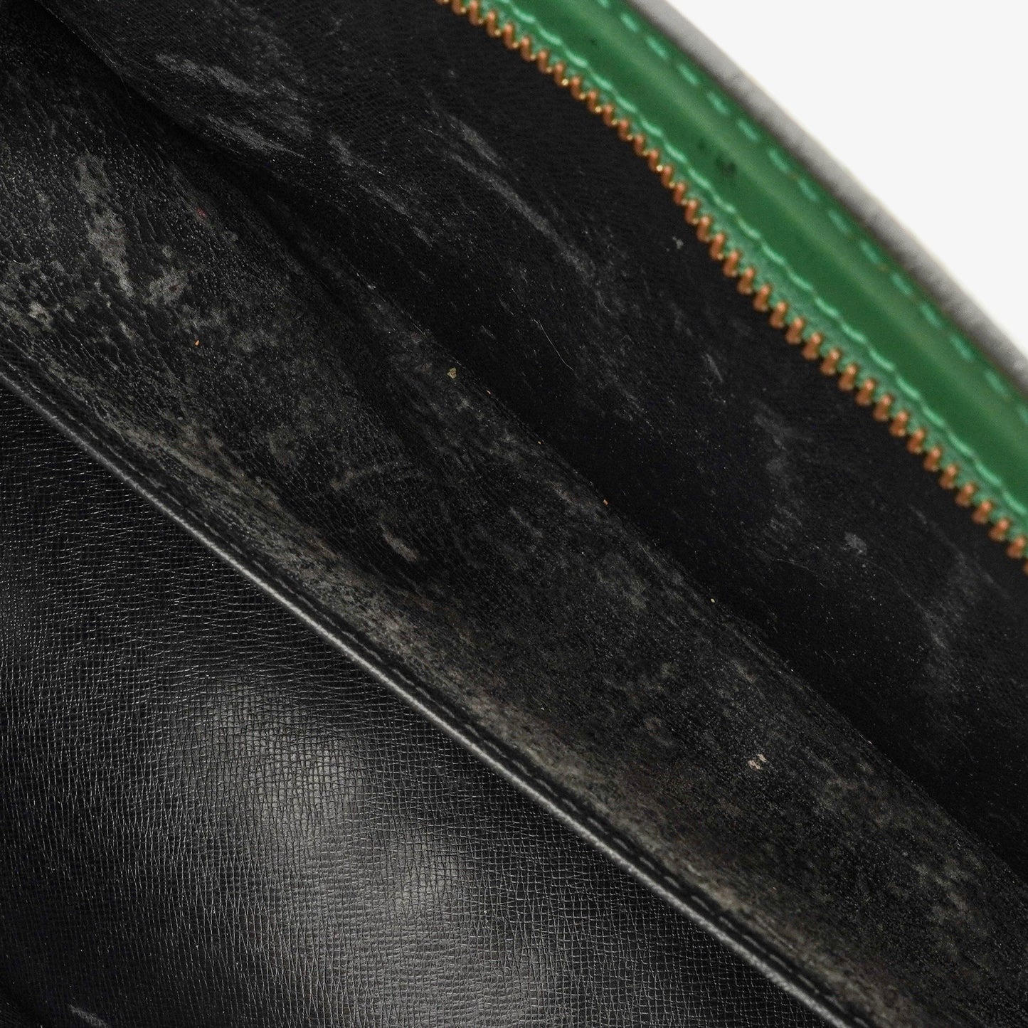 Louis Vuitton Sac Triangle Green EPI Leather Handbag