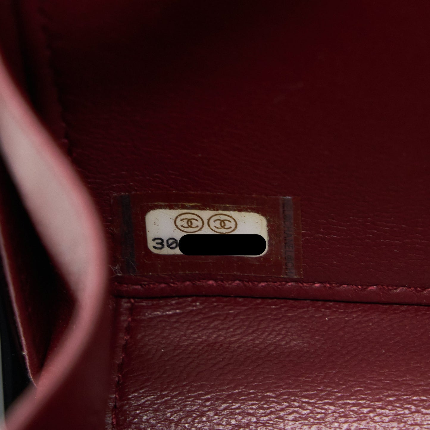 Chanel 20K Authenticity Card Evening Bag